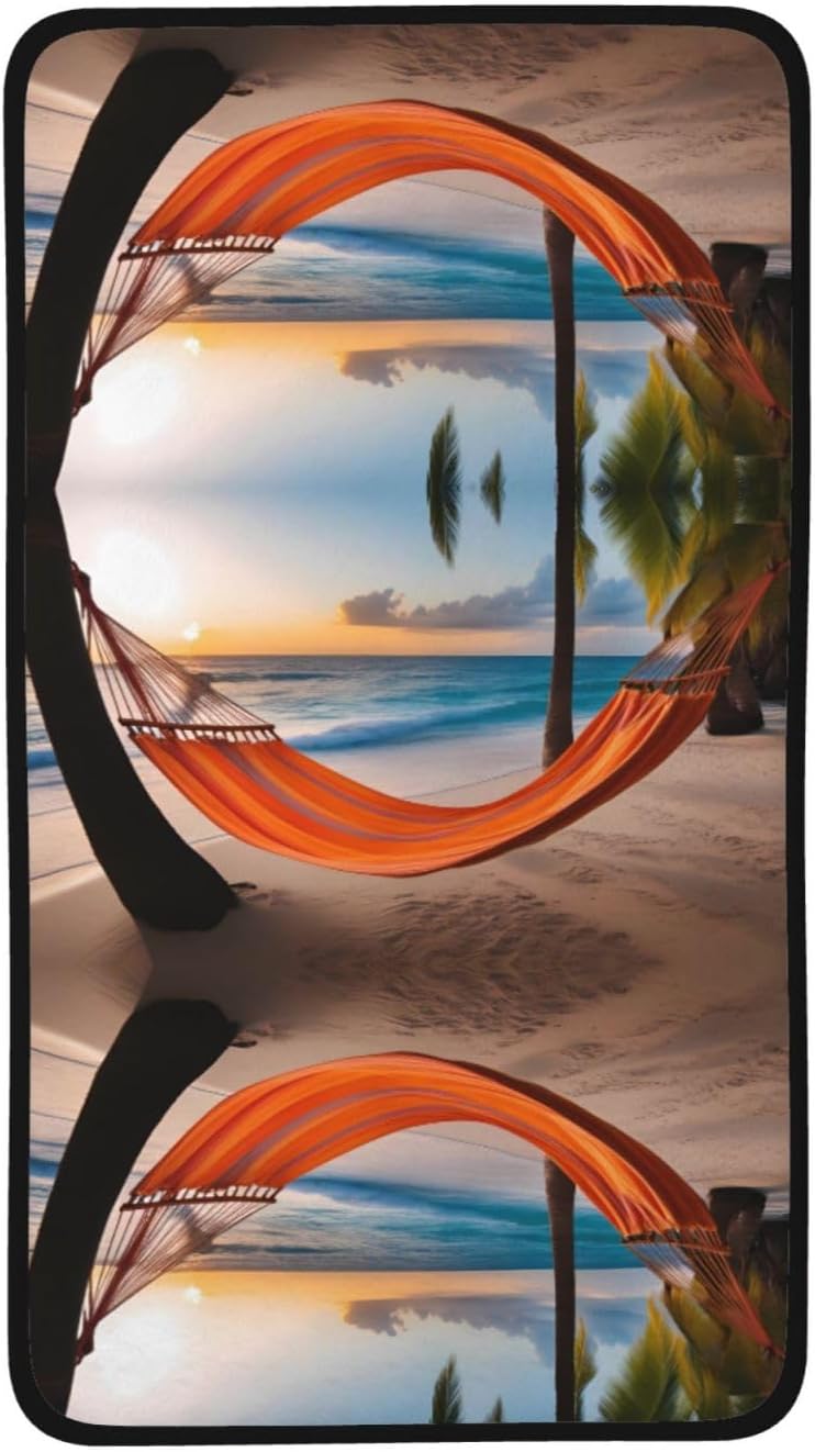 Coconut Beach Sunset Hammock Prints Corals
