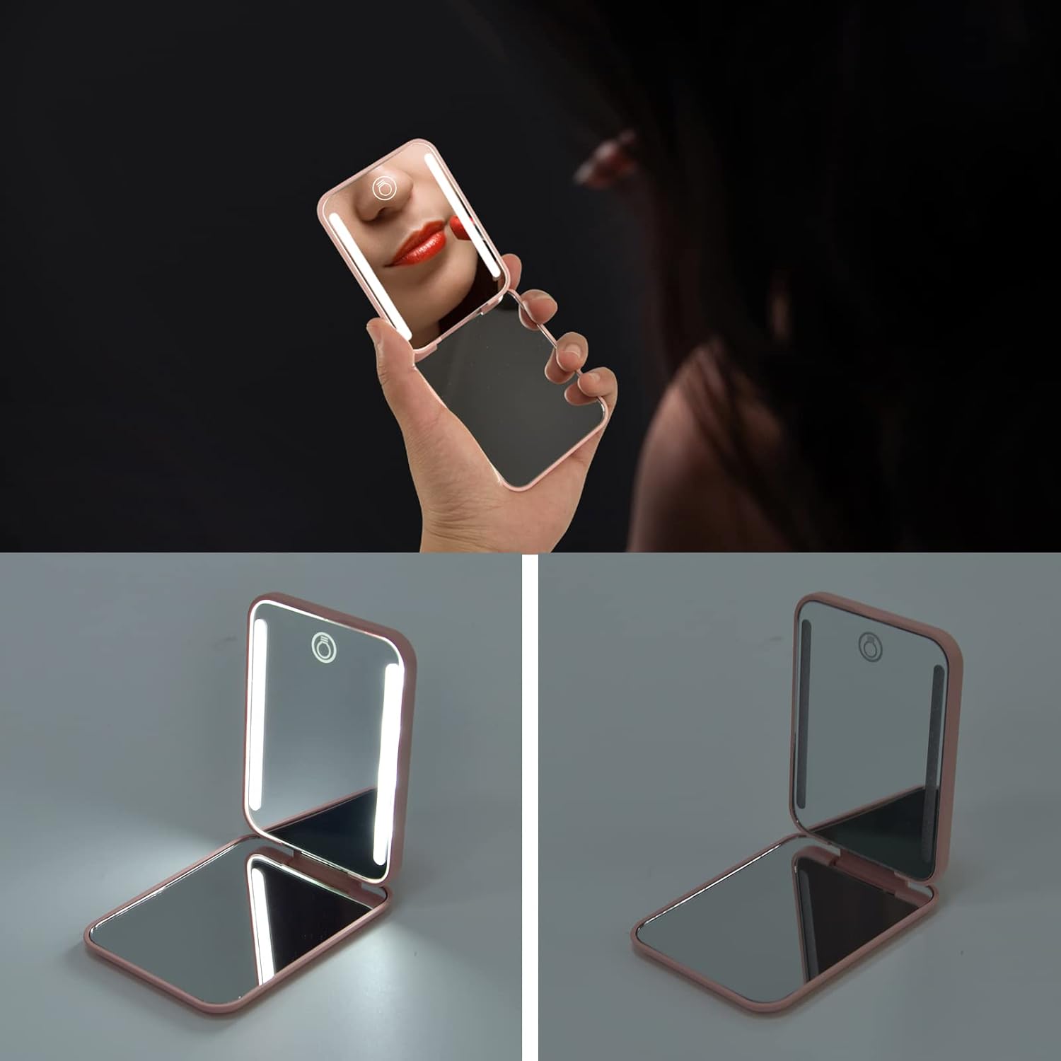 Reacted Kintion Rechargeable Pocket Mirror