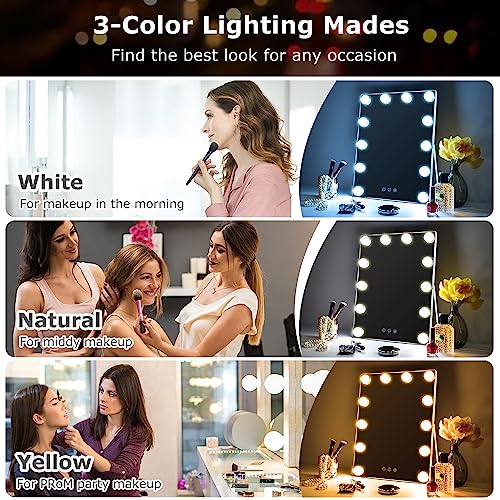 Despful 10x12 Vanity Mirror with 12 DimmableLED