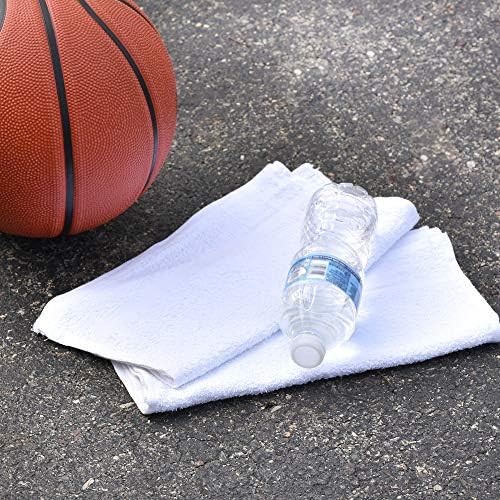 60-Pack White 100 Cotton Towel Washcloths - Durable Lightweight