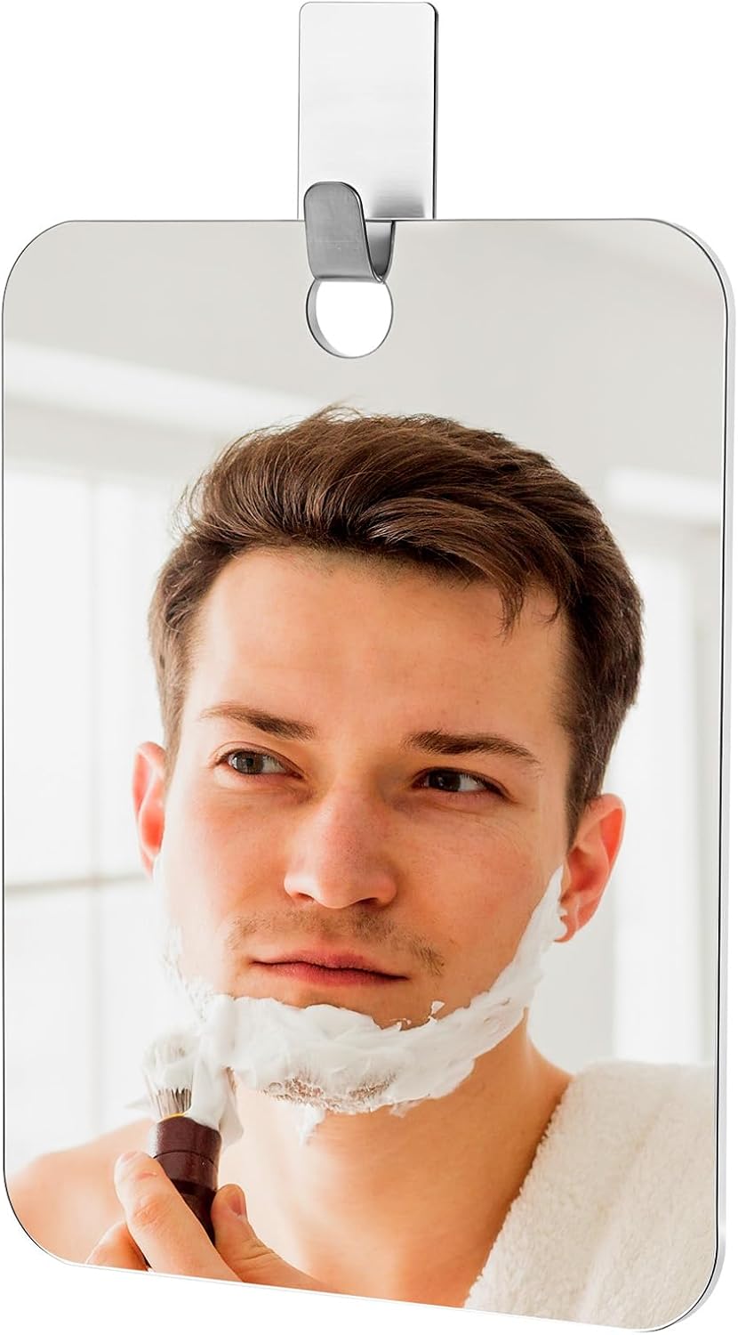 Fogless Shaver Mirror Portable Travel Camping Mirror Send a Message