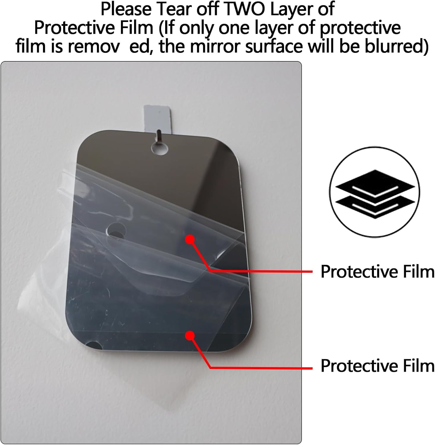 Fog-Free 6x8 Mirror Compact for Travel