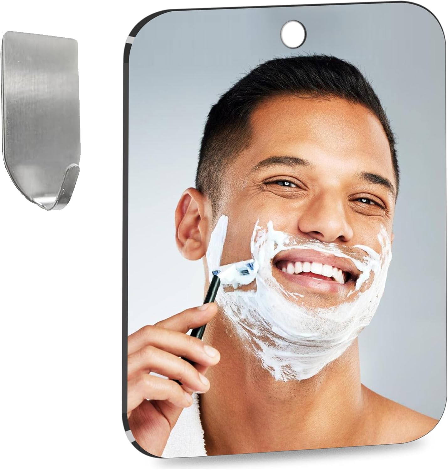 Fog-Free 6x8 Mirror Compact for Travel