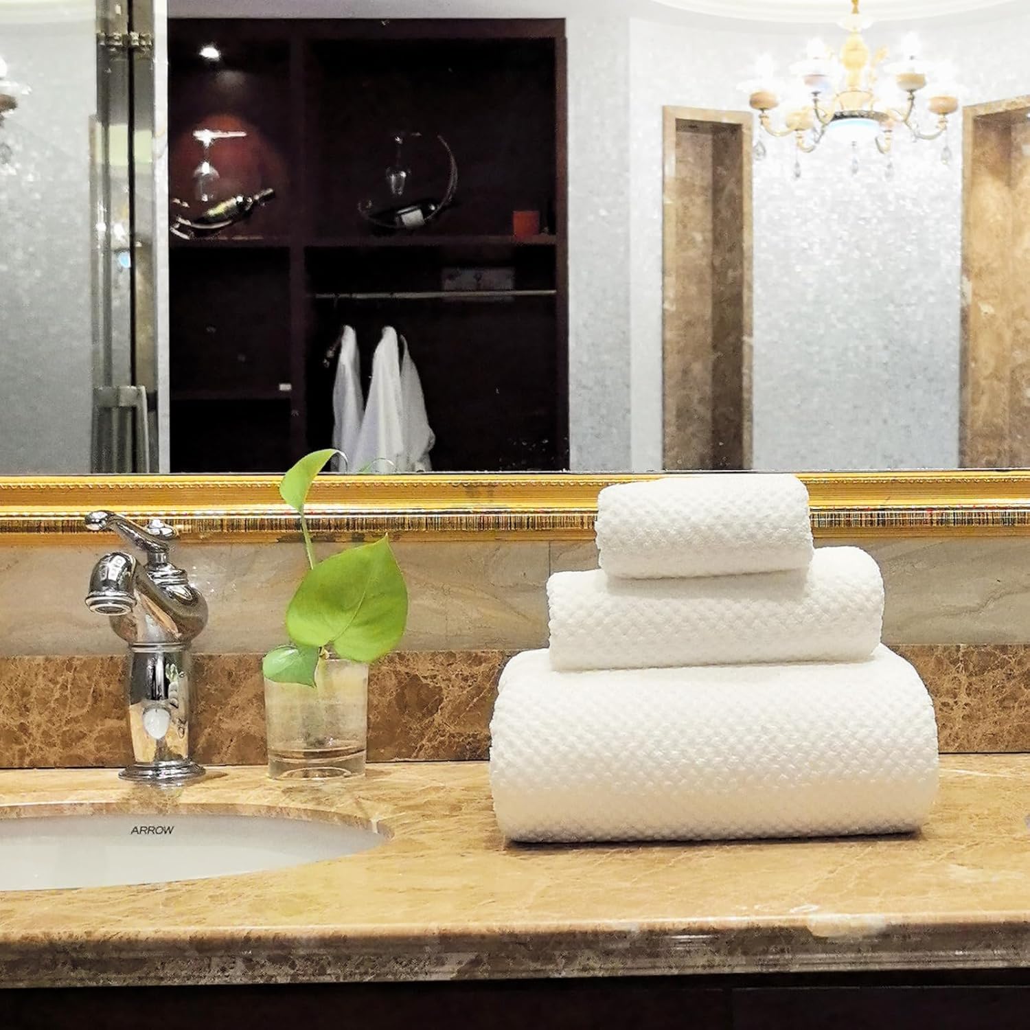 40x80 Lint-Free Bath Towels for Adults