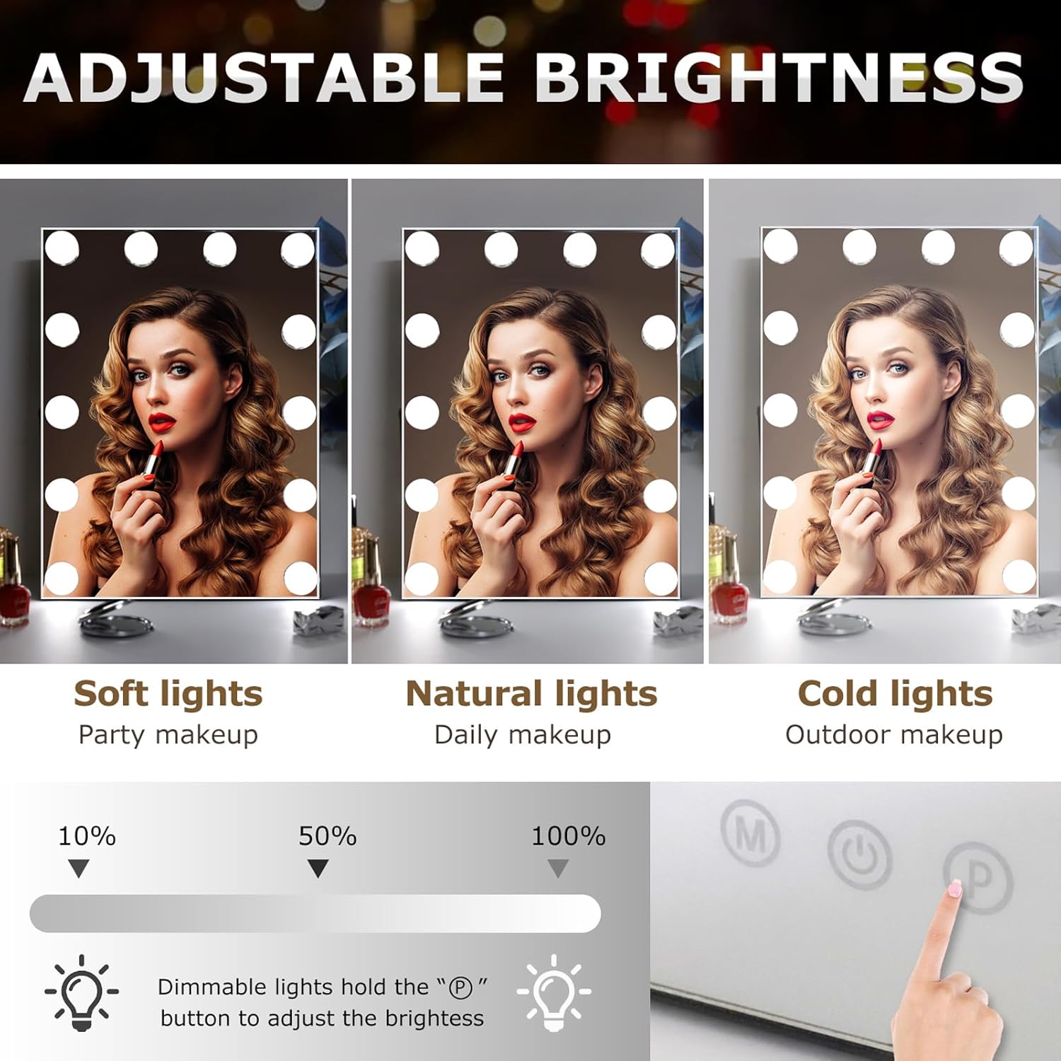 Paton Beauty Vanity Mirror with Lights