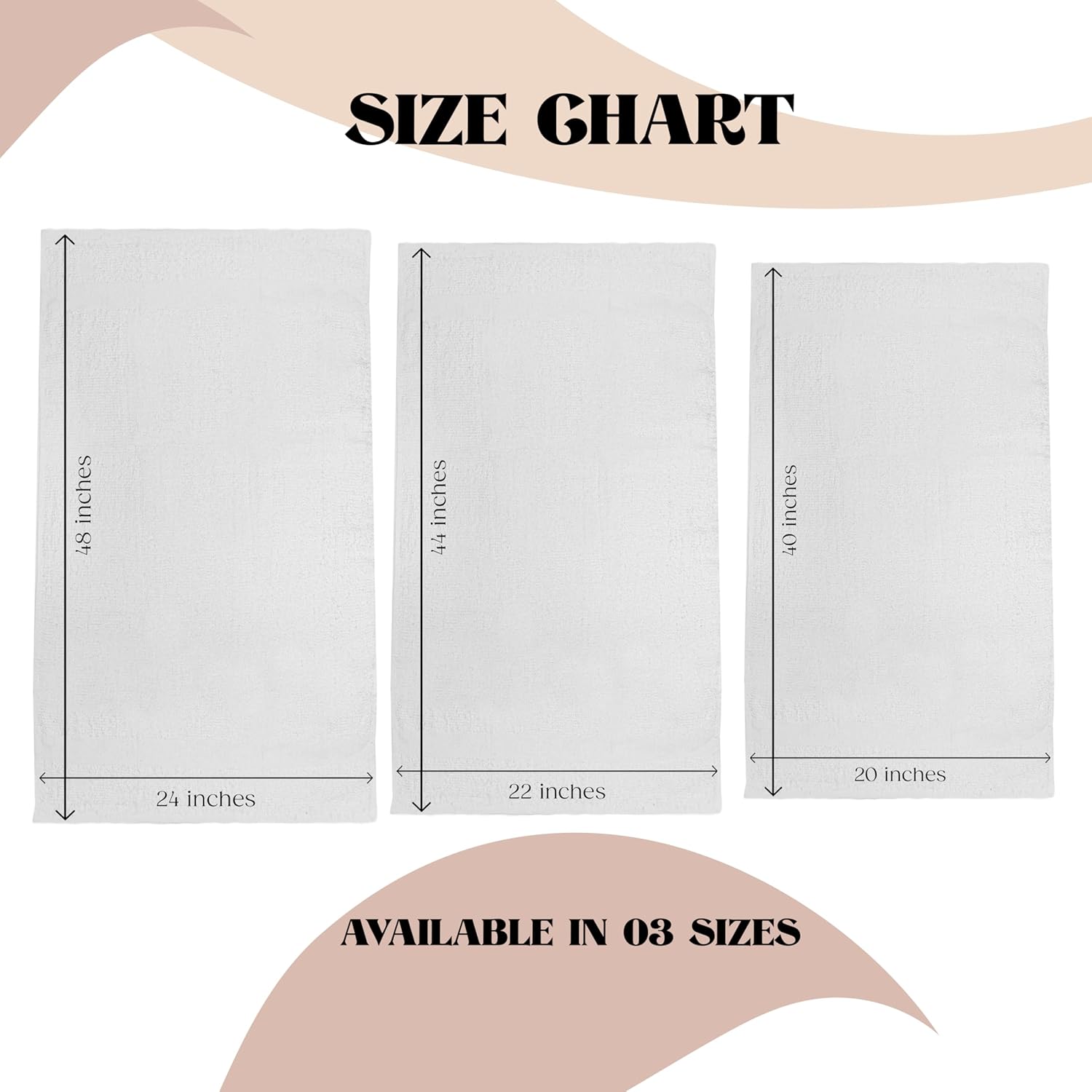 24 Pack White Bulk Bath Towels - Economy bath towels for Commercial Use