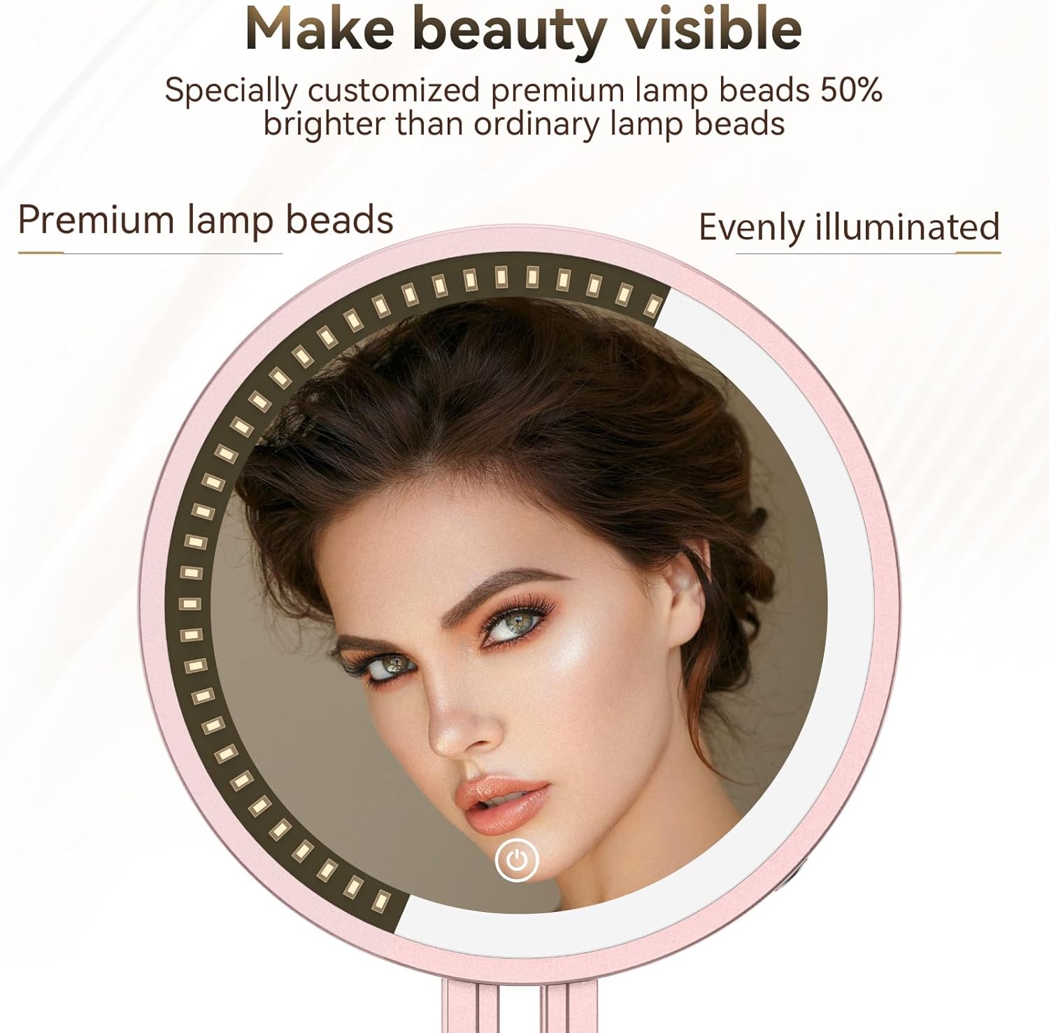 10X Magnifying Travel Makeup Mirror