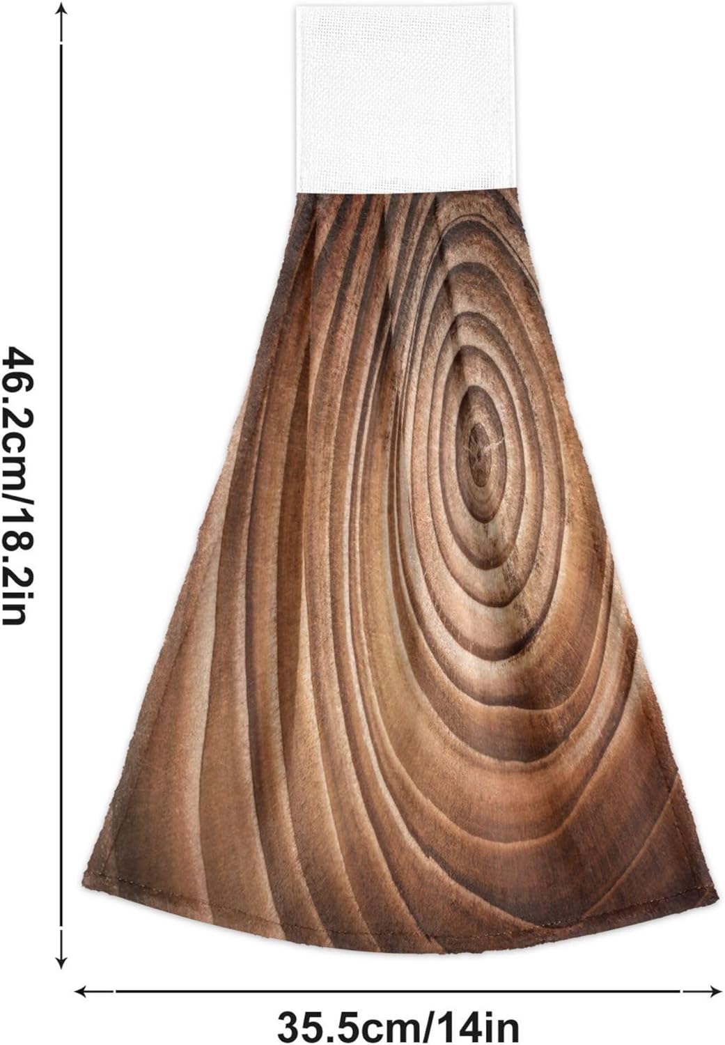 Tree Cut Lush Design 2-Pack Fingertip Towels for Kitchen Bathroom