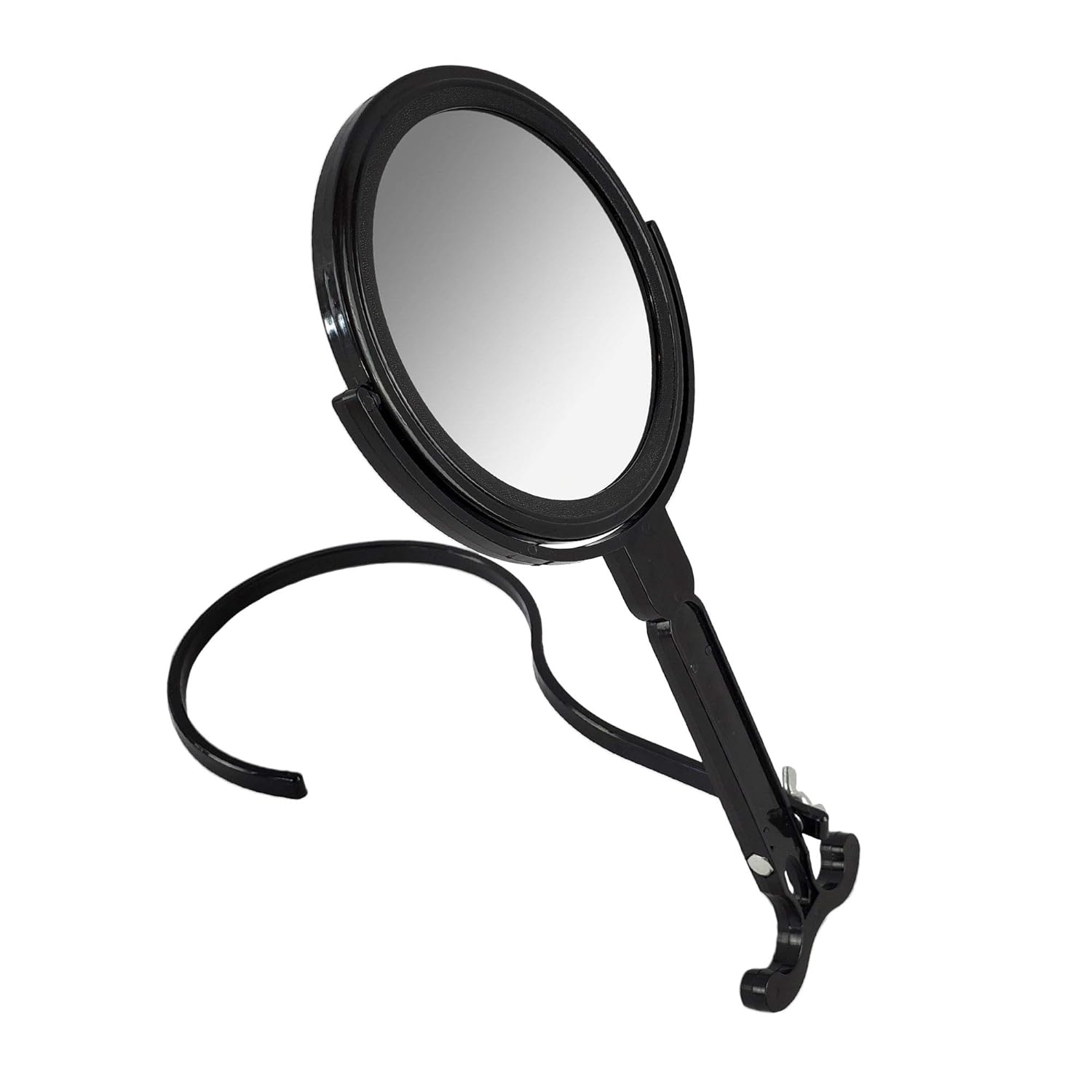 Rucci Round 5x1x Magnifying Mirror Black