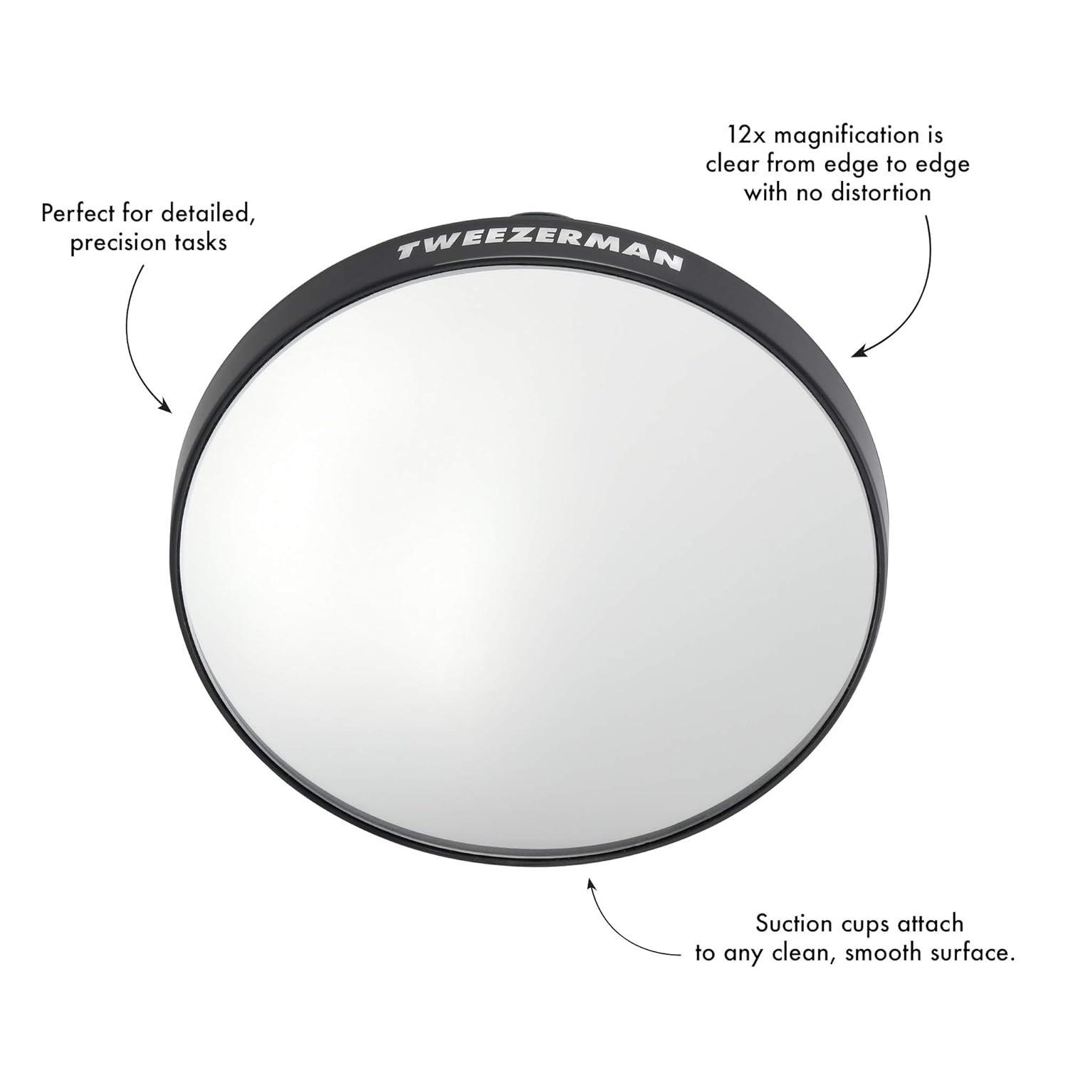 Tweezerman Tweezermate 12x Magnification Mirror for Makeup Artist