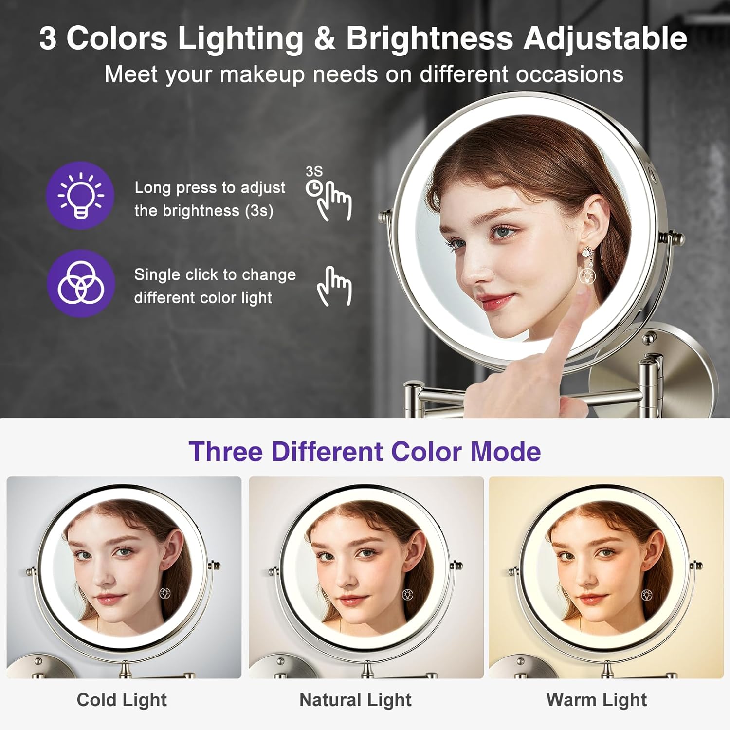 Professional Magnifying Mirror with Lights