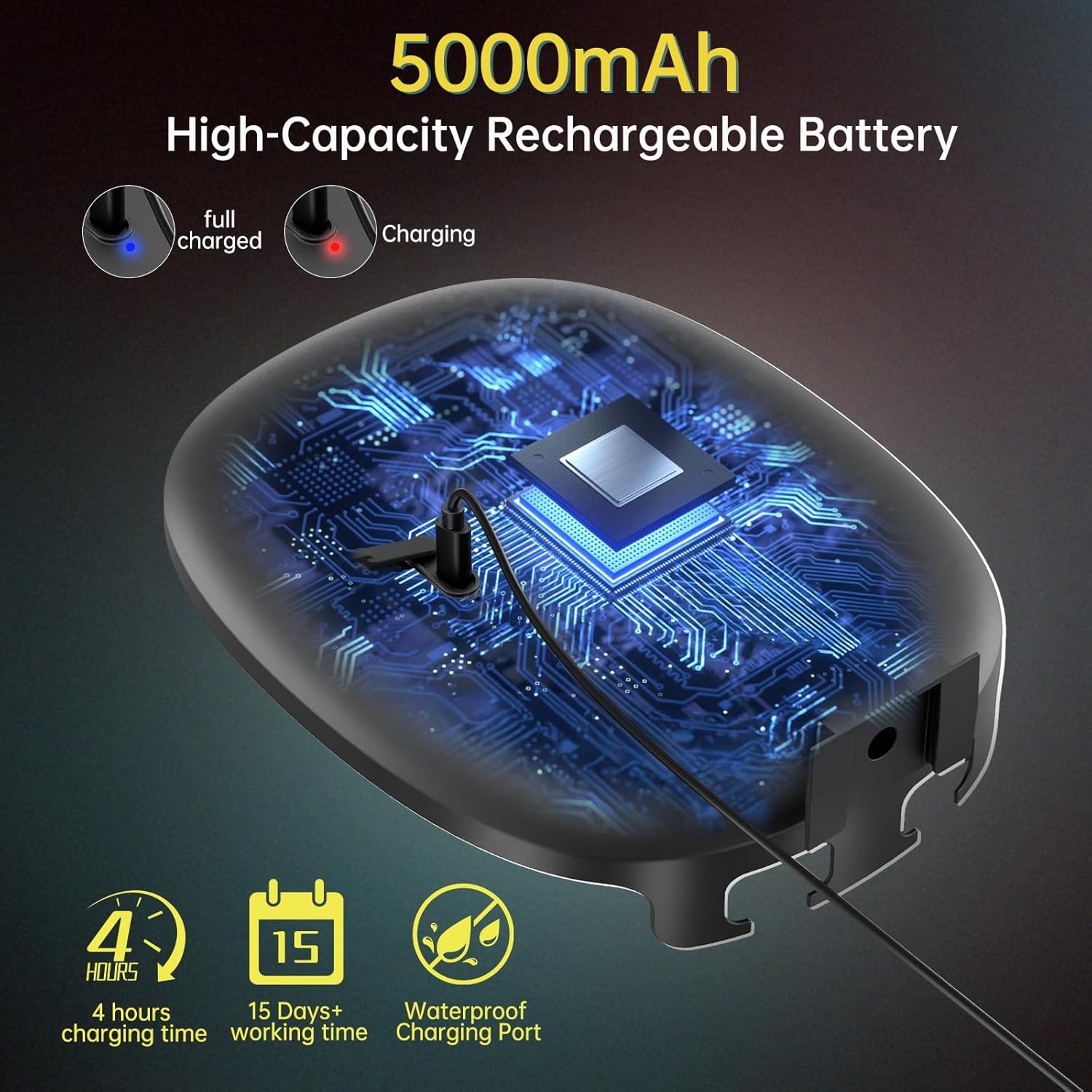 360 heated shower mirror for a fog-free shave