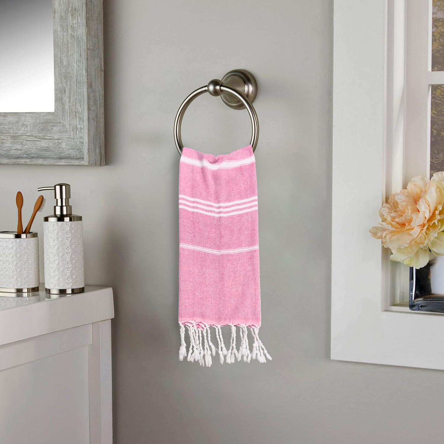 Cabanana Turkish Hand Towels 2-Pack 16x40 Inch 1
