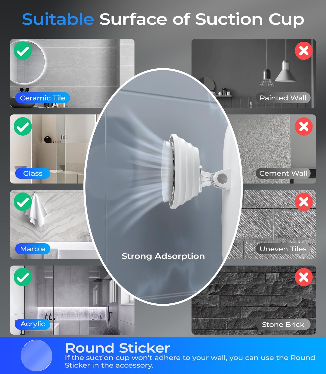 Gospire Heated Shower Mirror