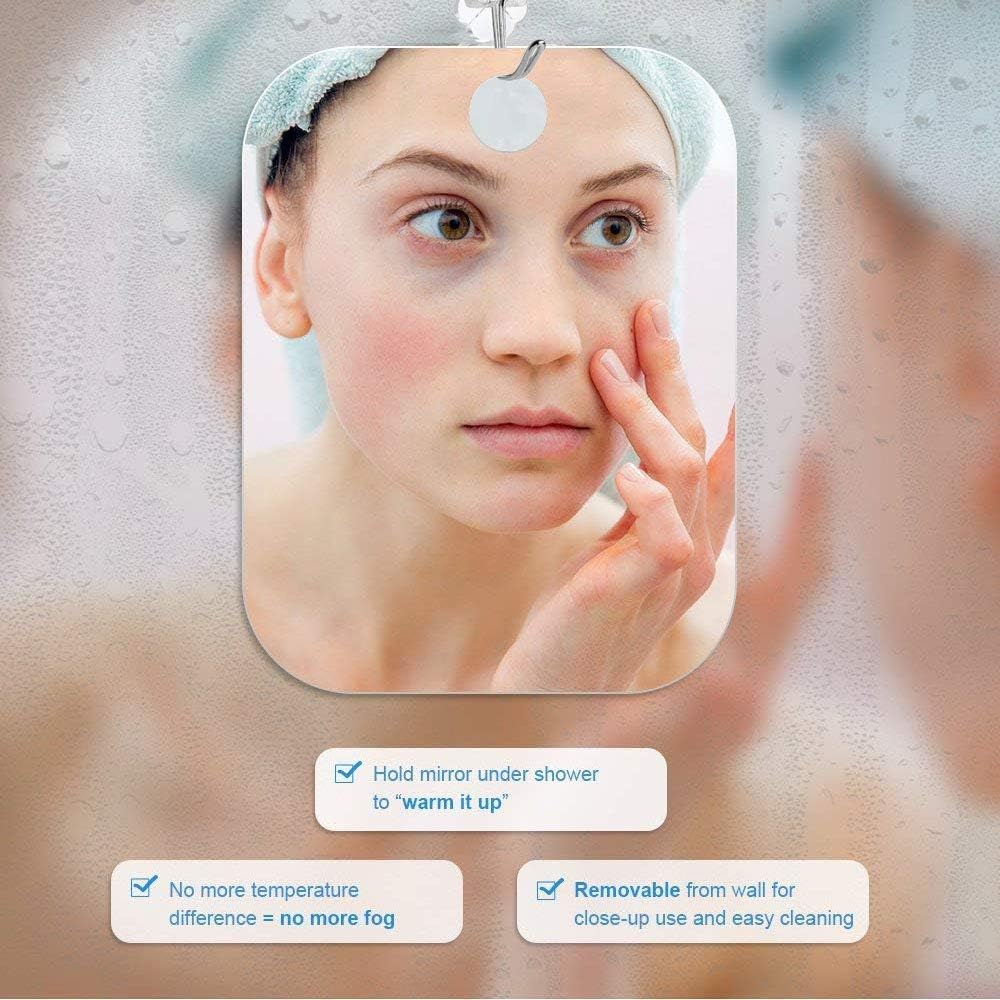 XoYo - Fog-Free Shower Mirror LargeSmall
