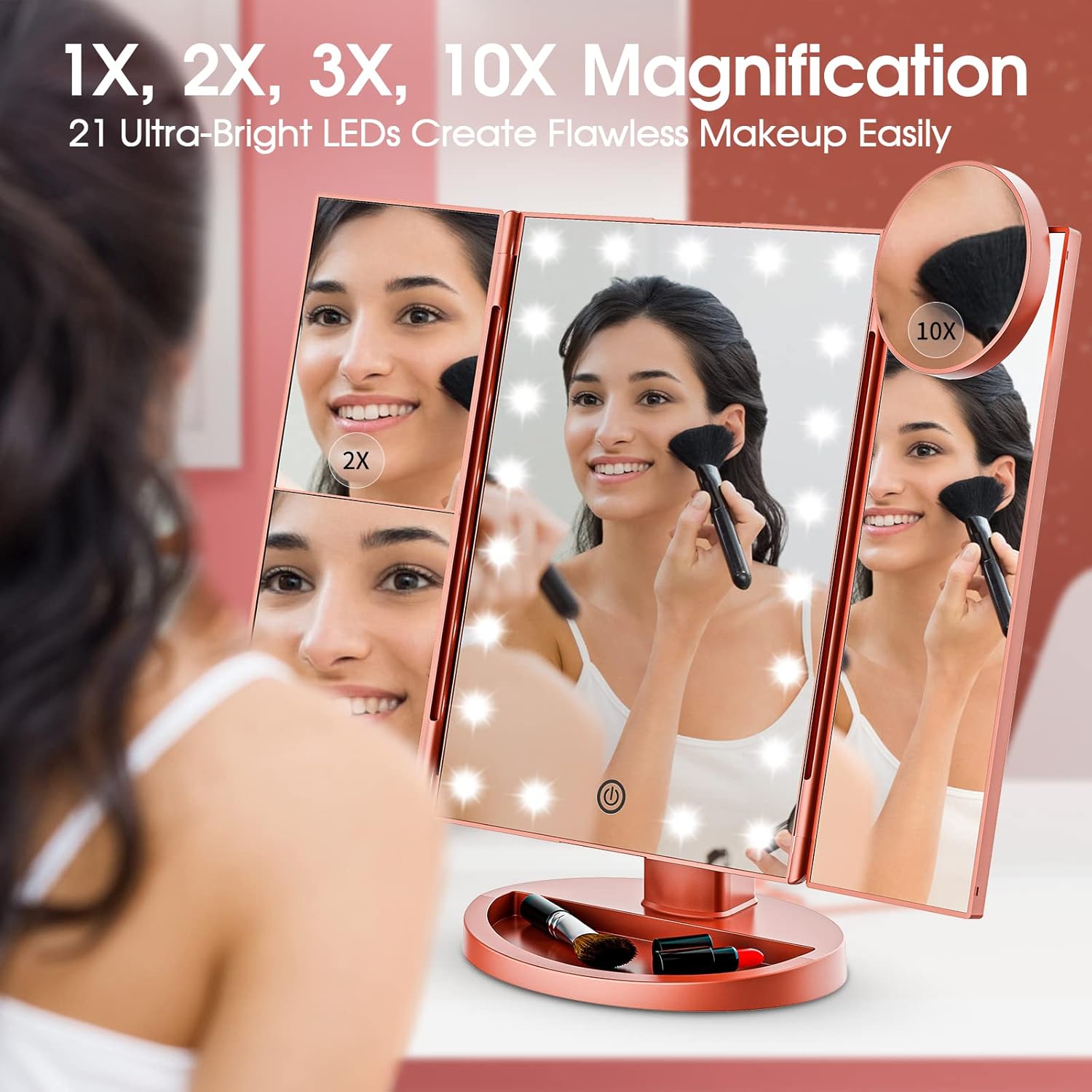 Vanity Mirror with Lights for Women