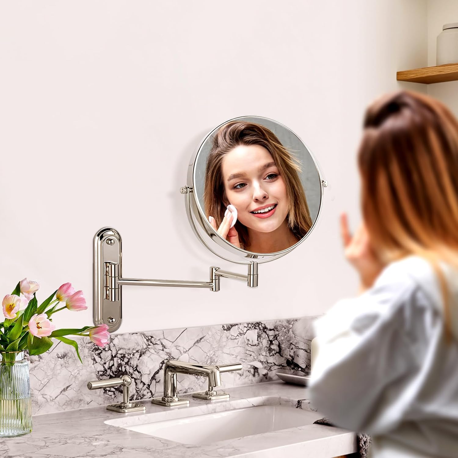 VORREMIRR Wall Mounted Makeup Mirror 15X Magnification