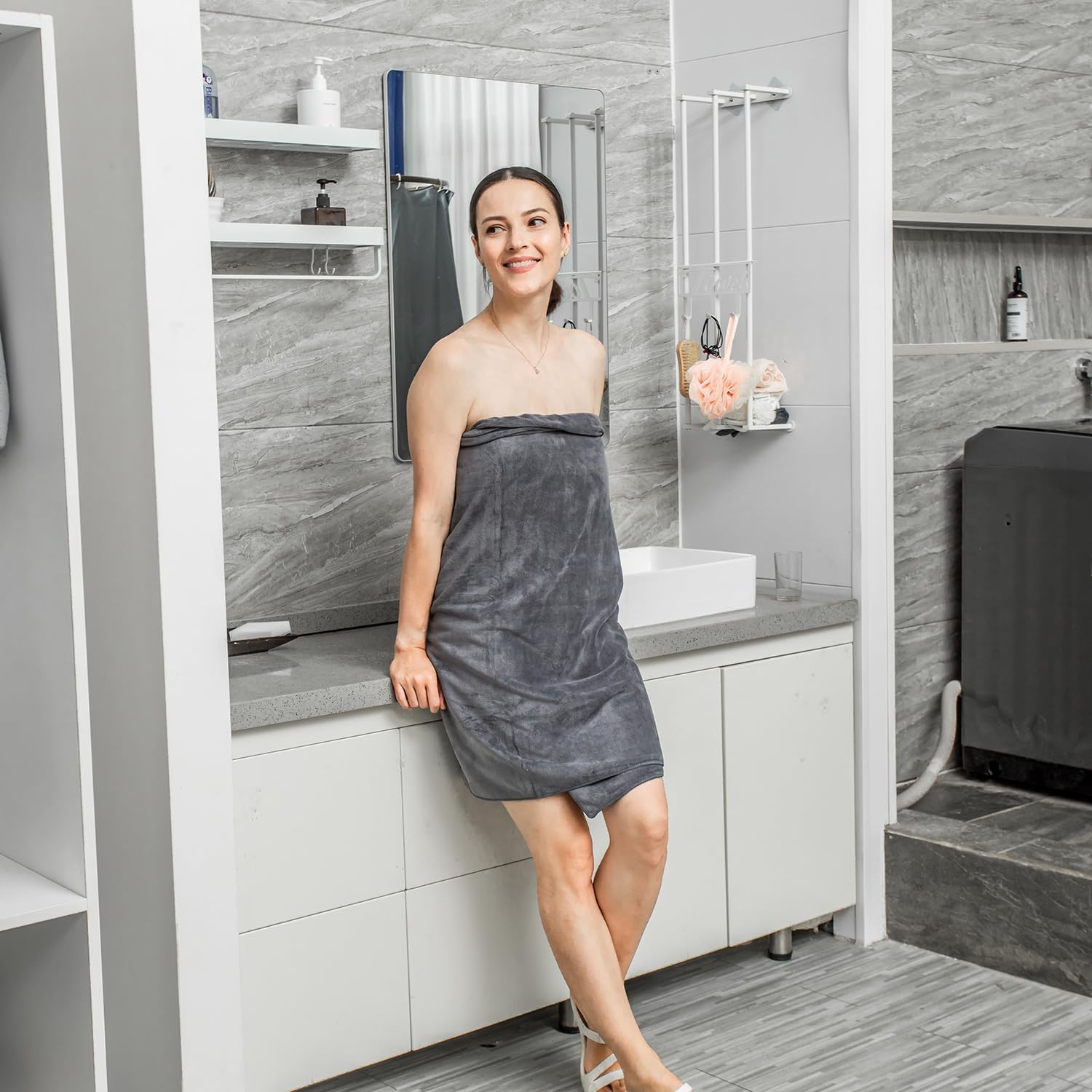 JML Microfiber Bath Towels Set Super Soft Absorbent and Durable