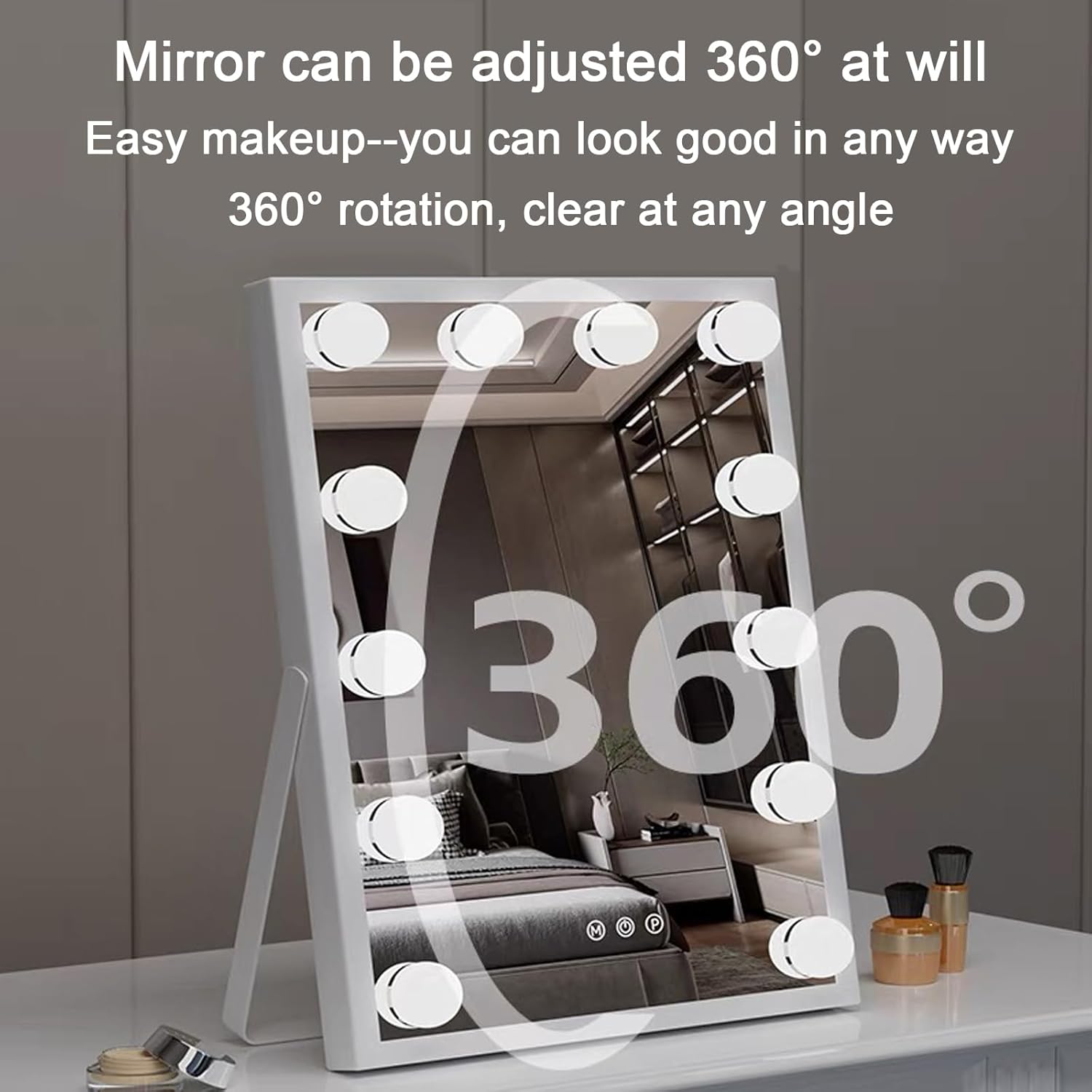 Despful 10x12 Vanity Mirror with 12 DimmableLED