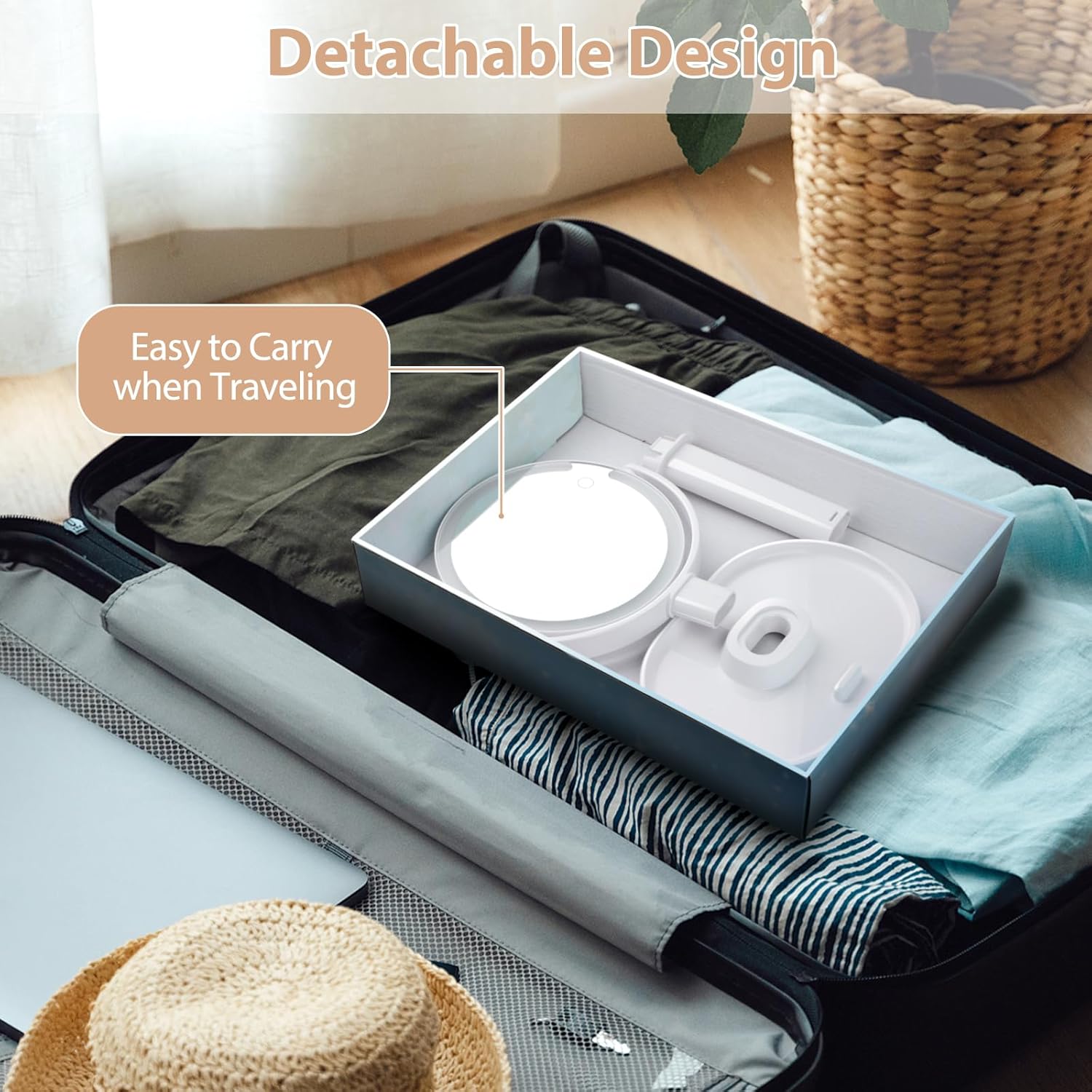 Enhance Makeup with 1X10X Lighted Mirror