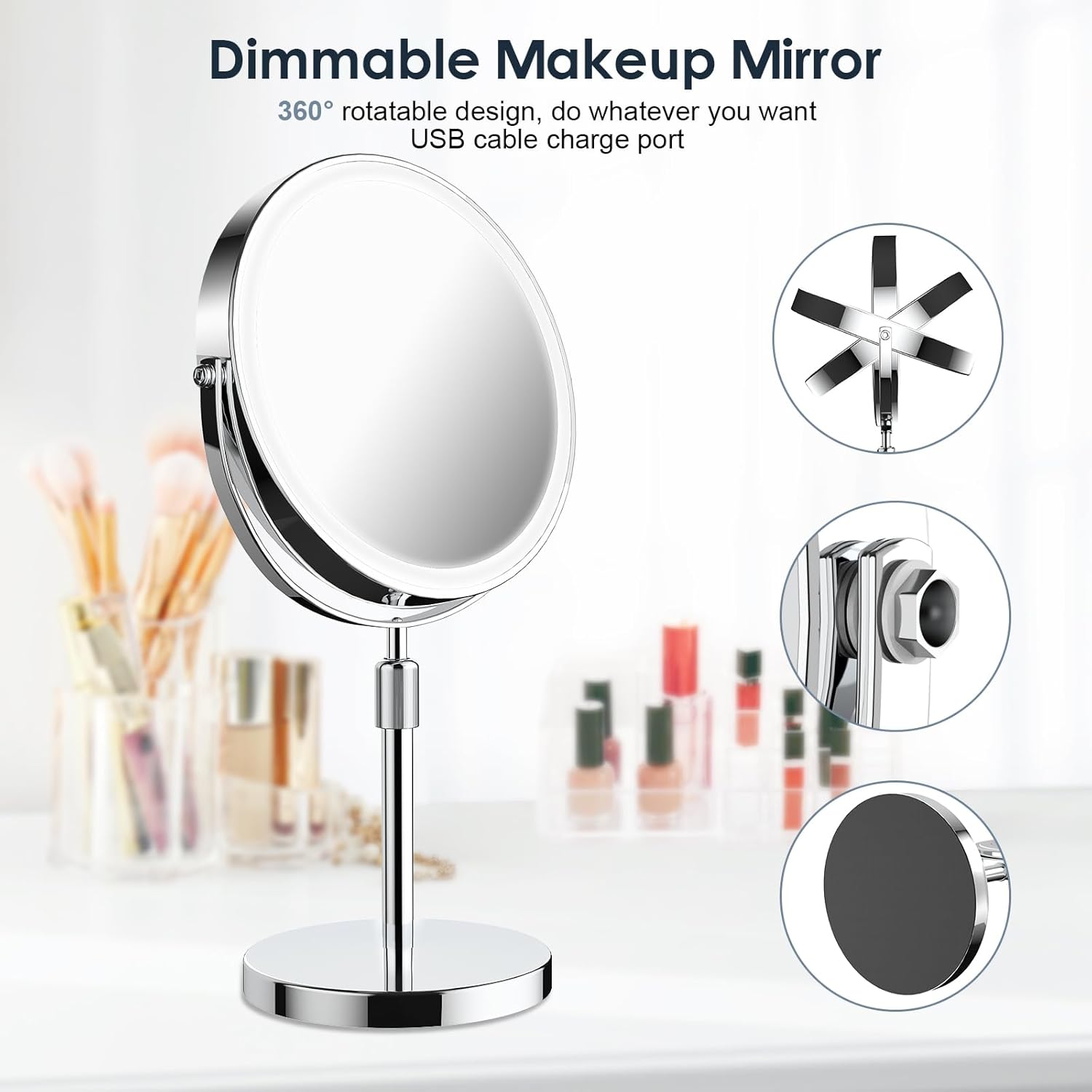 Adjustable Makeup Mirror GioeDa