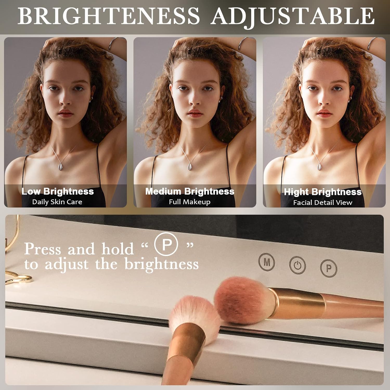 Kottova Vanity Mirror with Lights Large Makeup Mirror