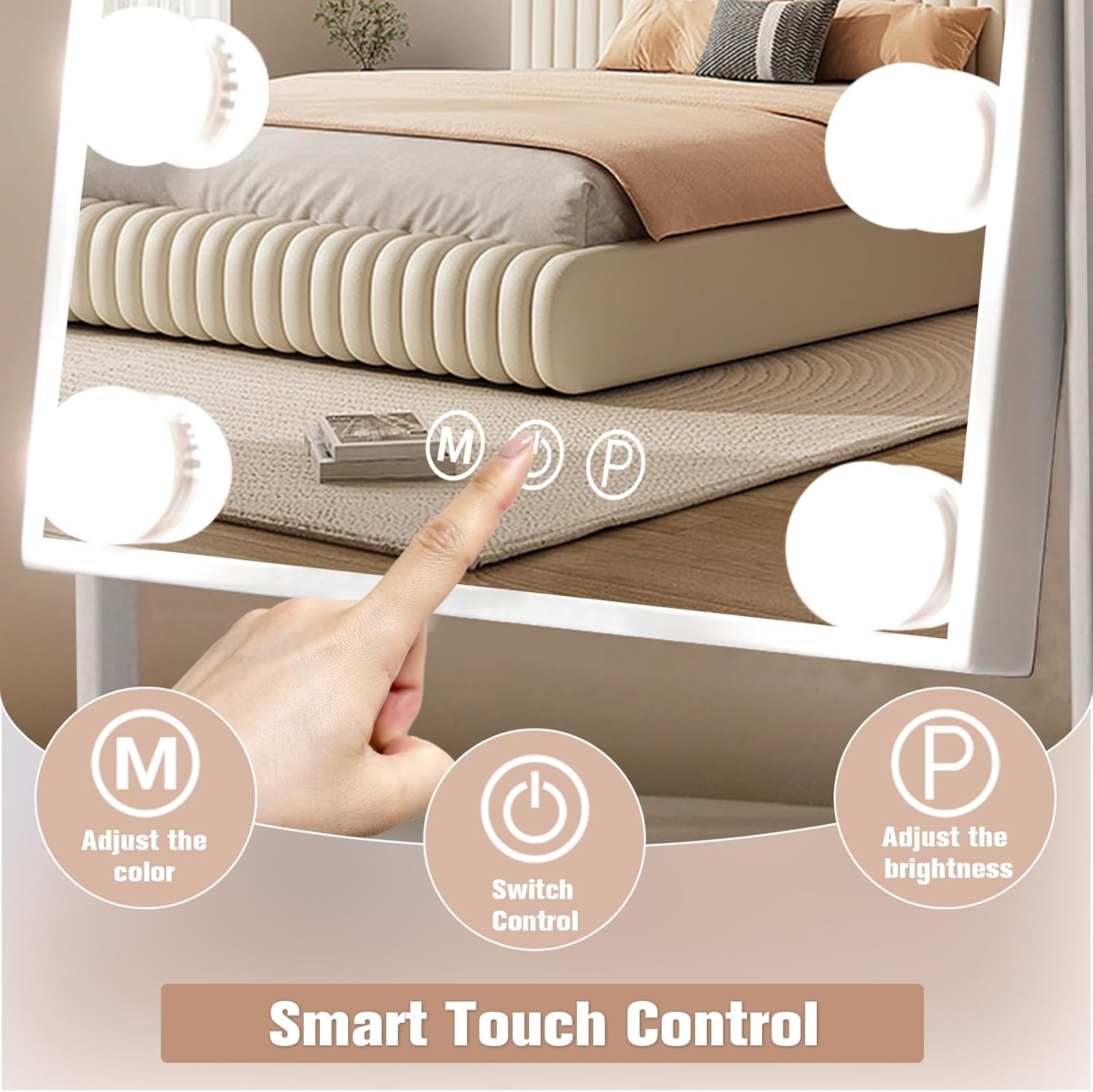 Leishe Vanity Mirror with Lights