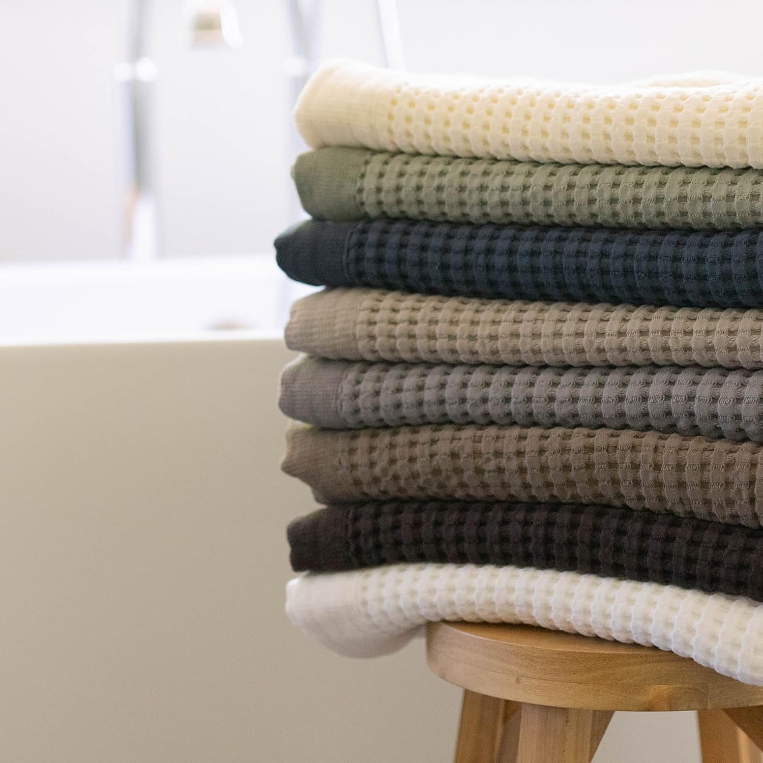 GILDEN TREE Waffle Towels - Quick Dry Absorbent