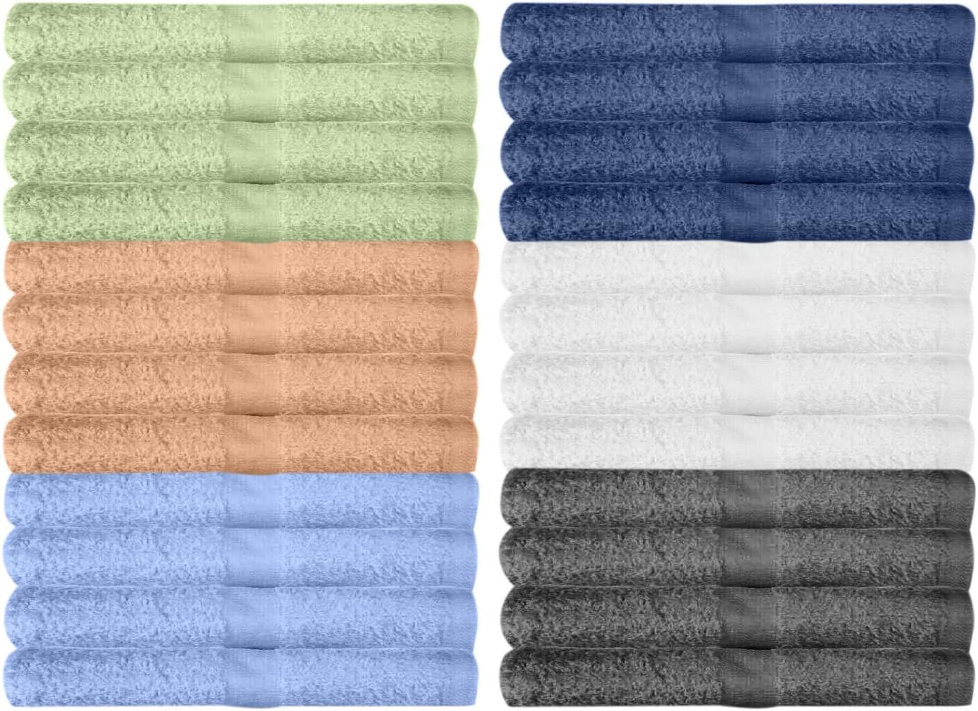 Best Towels Multicolour Washcloth Set