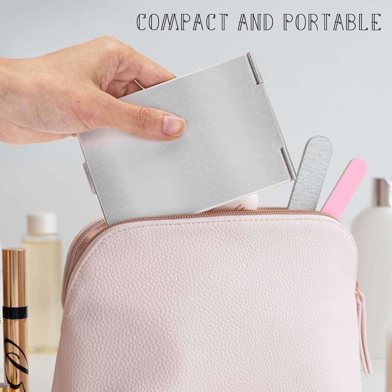 G2PLUS Compact Code Travel Ready Mirror for Grooming