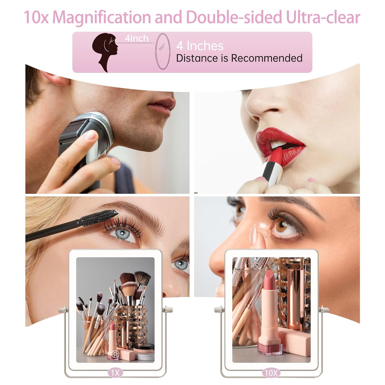 FAScinate Wall-Mounted Makeup Mirror