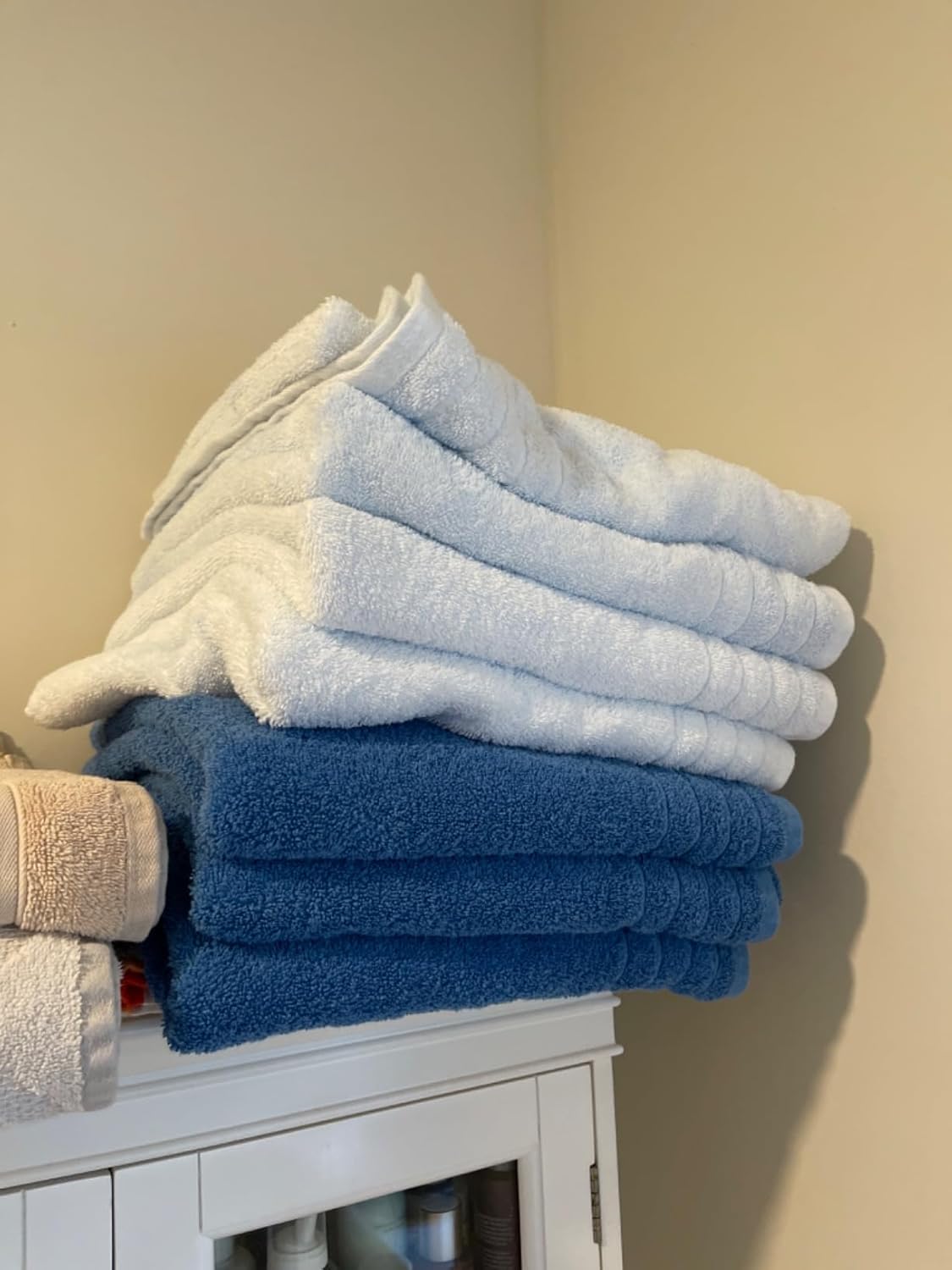 Luxury Linen - Hotel Quality Turkish Towel Set for Bathroom Sunset Yellow