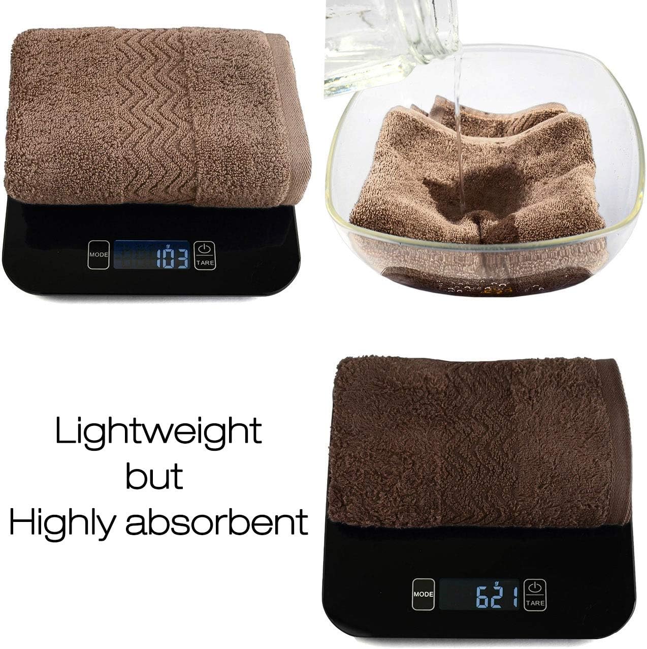 Clean Bear 100 Cotton Bathroom Hand Towels