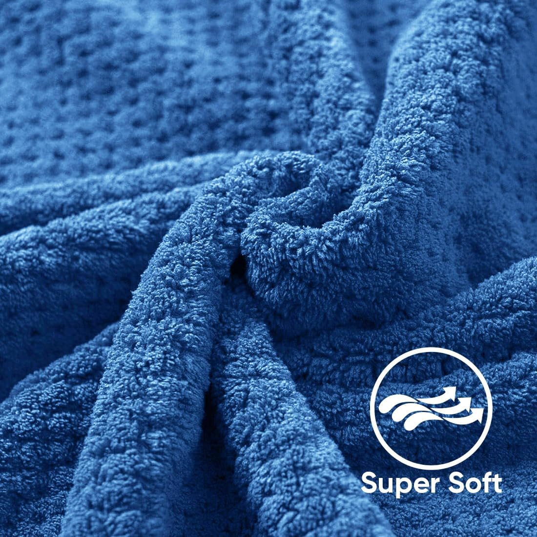 HOMEXCEL Bath Towels 4x30x60 Luxurious Microfiber Towels for Bathroom Pool Beach Yoga