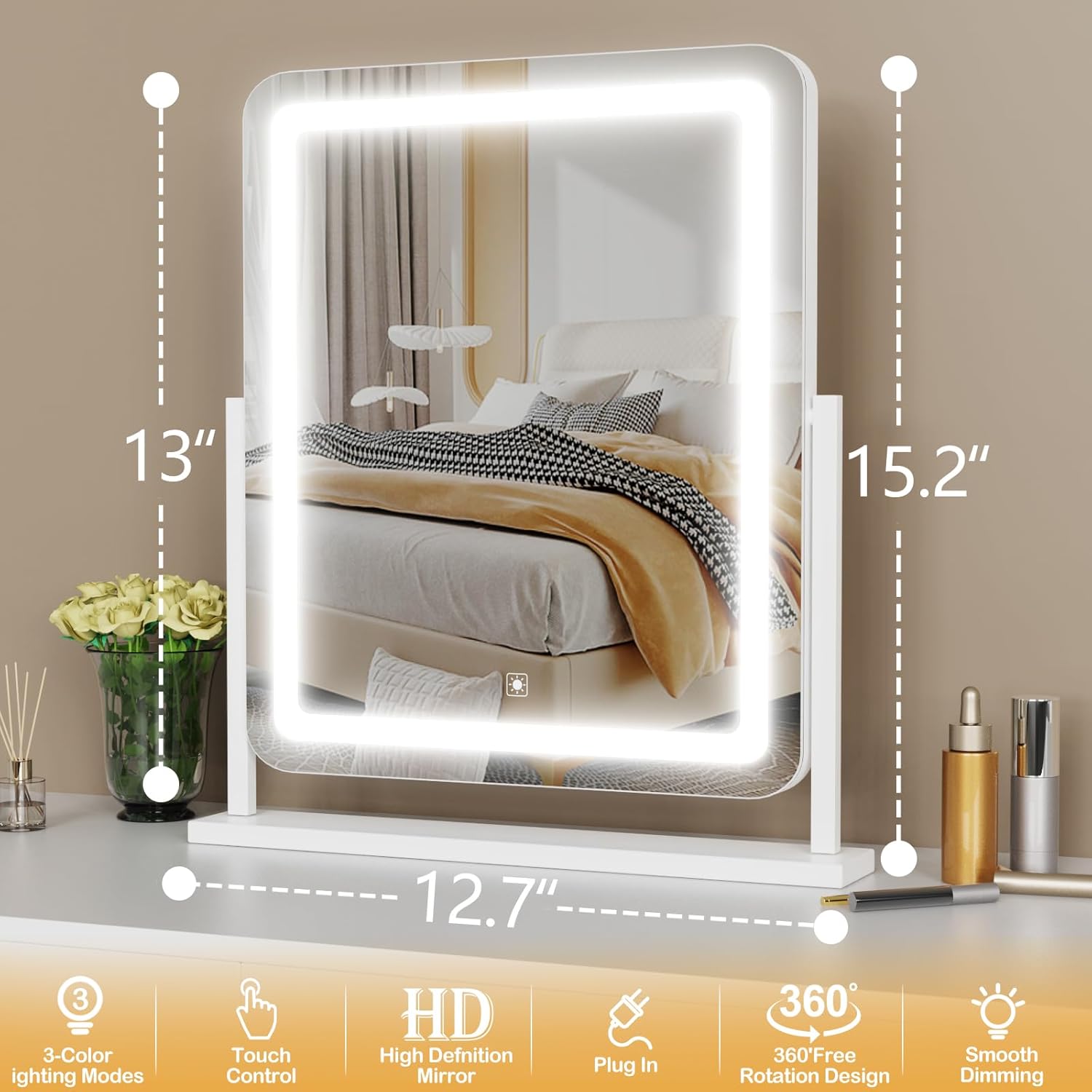 152 inch makeup mirror