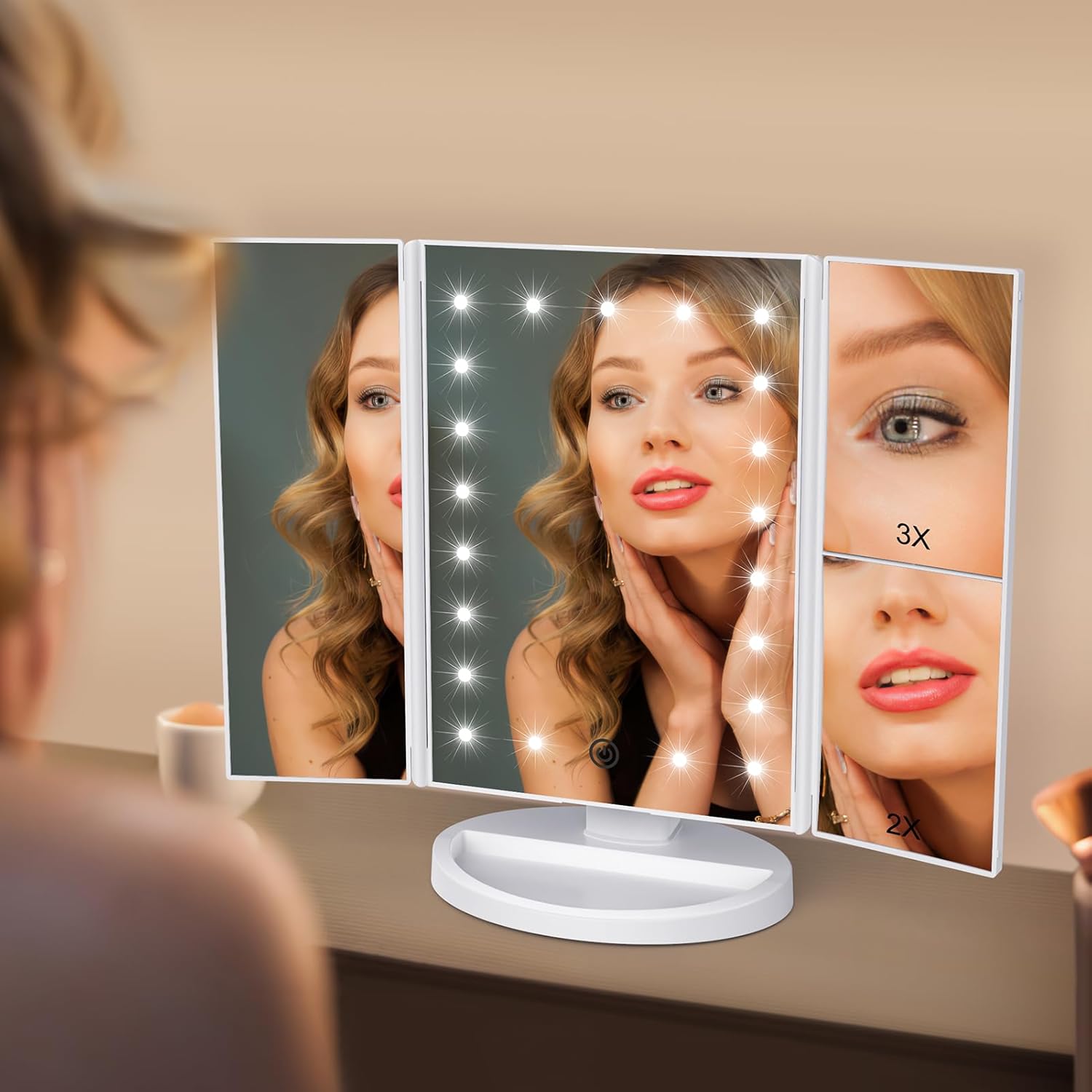21 LED Makeup Vanity Mirror