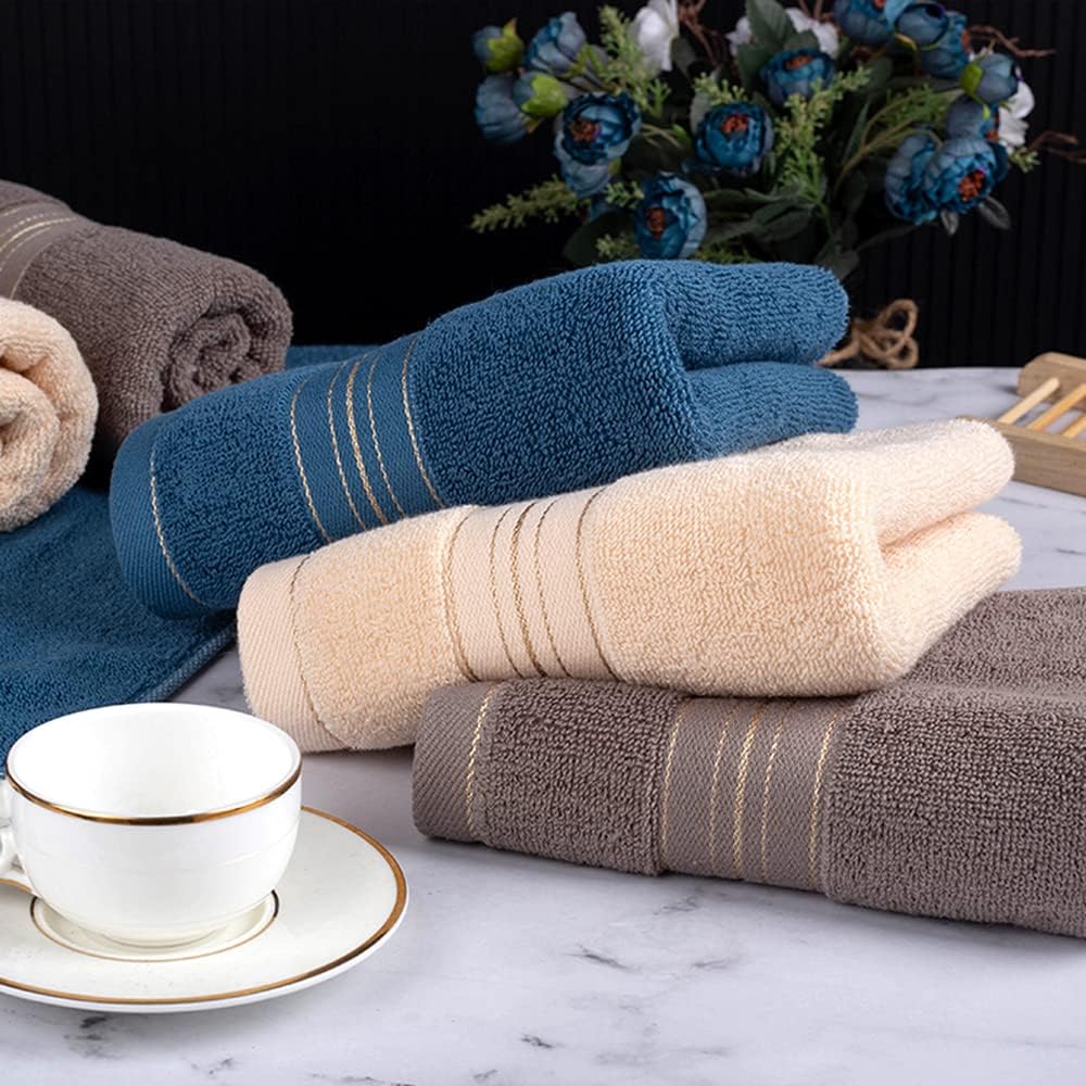 Zuorery 3 Pack Hand Towels 13x30 Inch Cotton