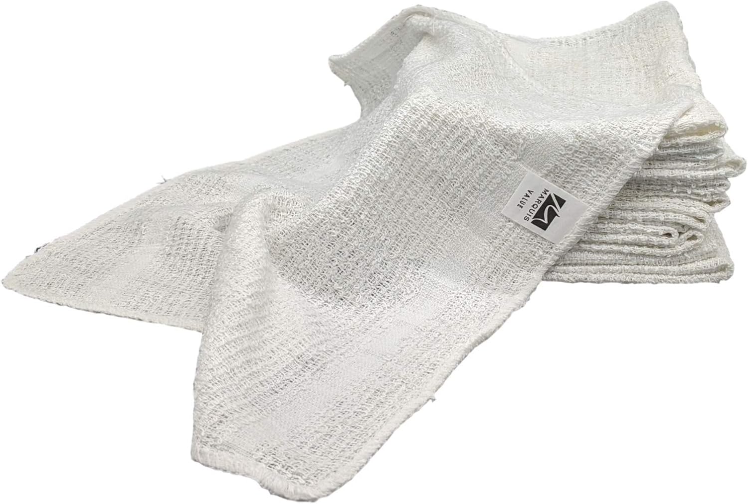 Marquis Mills 12x12 White Cotton Reusable Washcloth Set 60 Piece