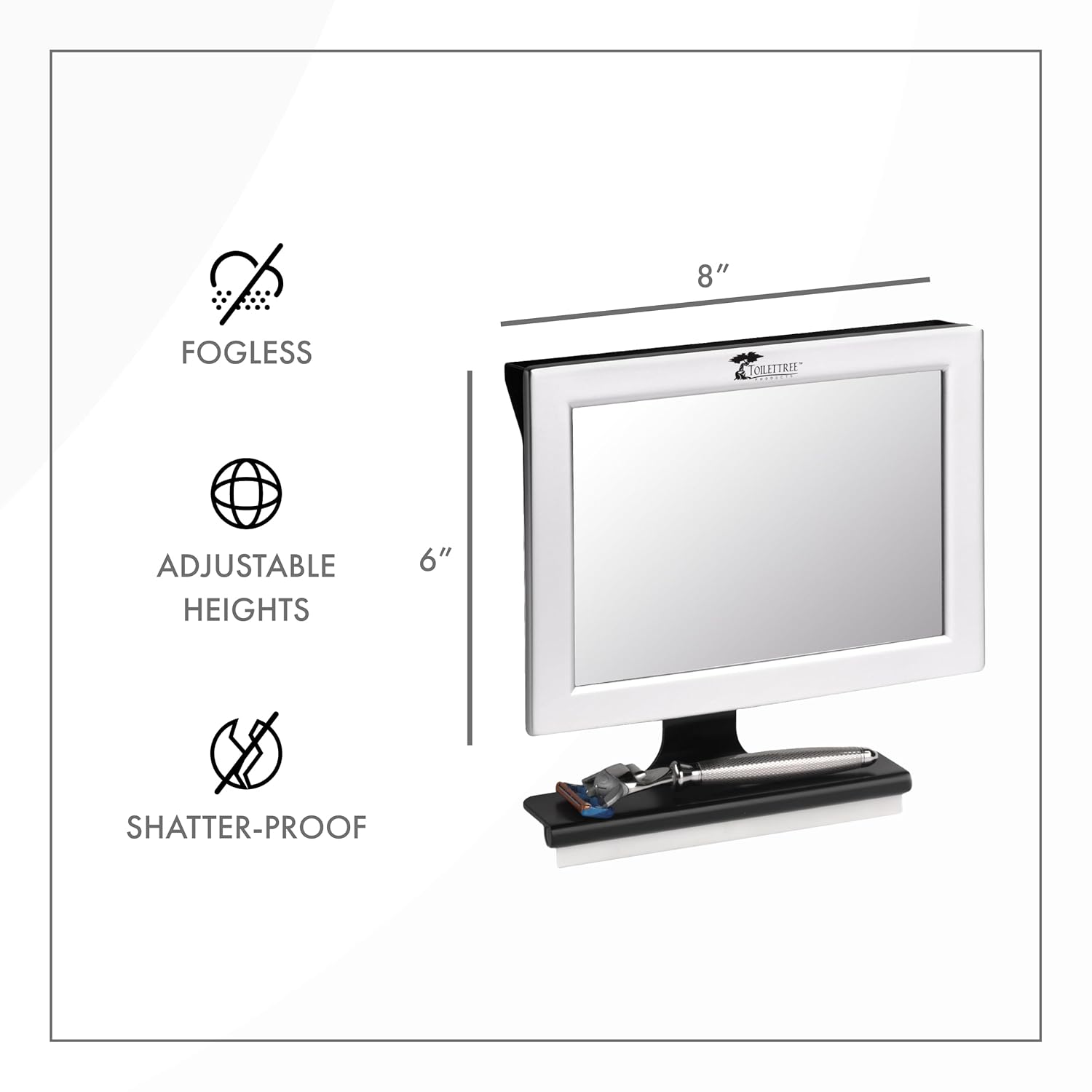 Fog-Free Bathroom Mirror