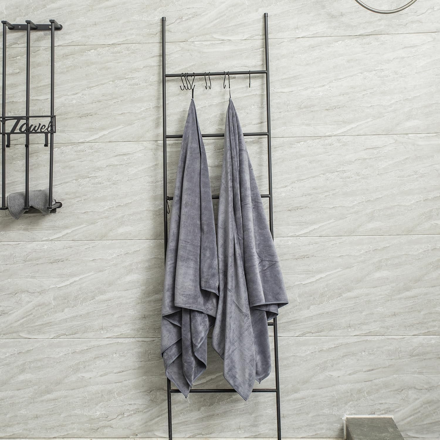 JML Microfiber Bath Towels Set Super Soft Absorbent and Durable