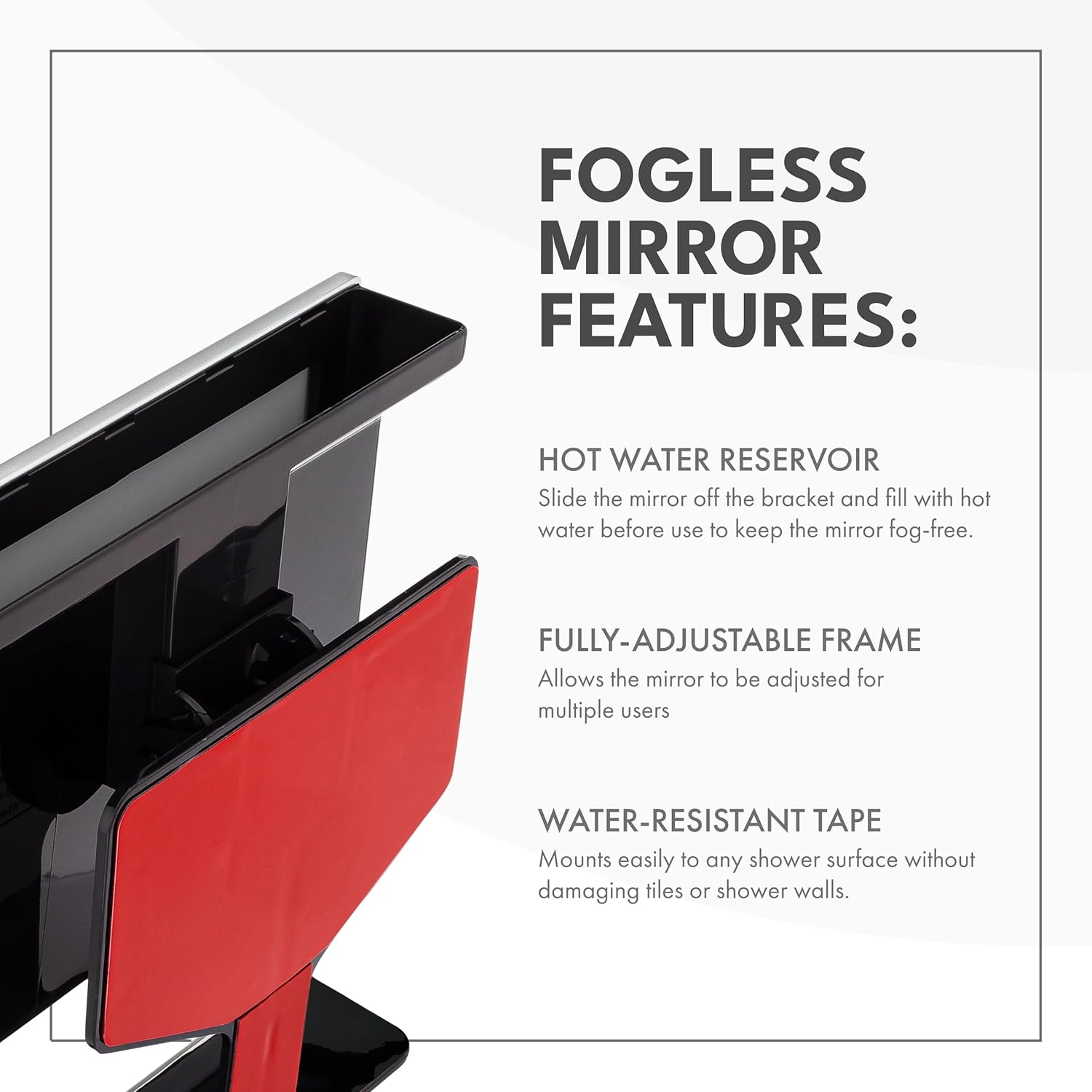 Fog-Free Bathroom Mirror