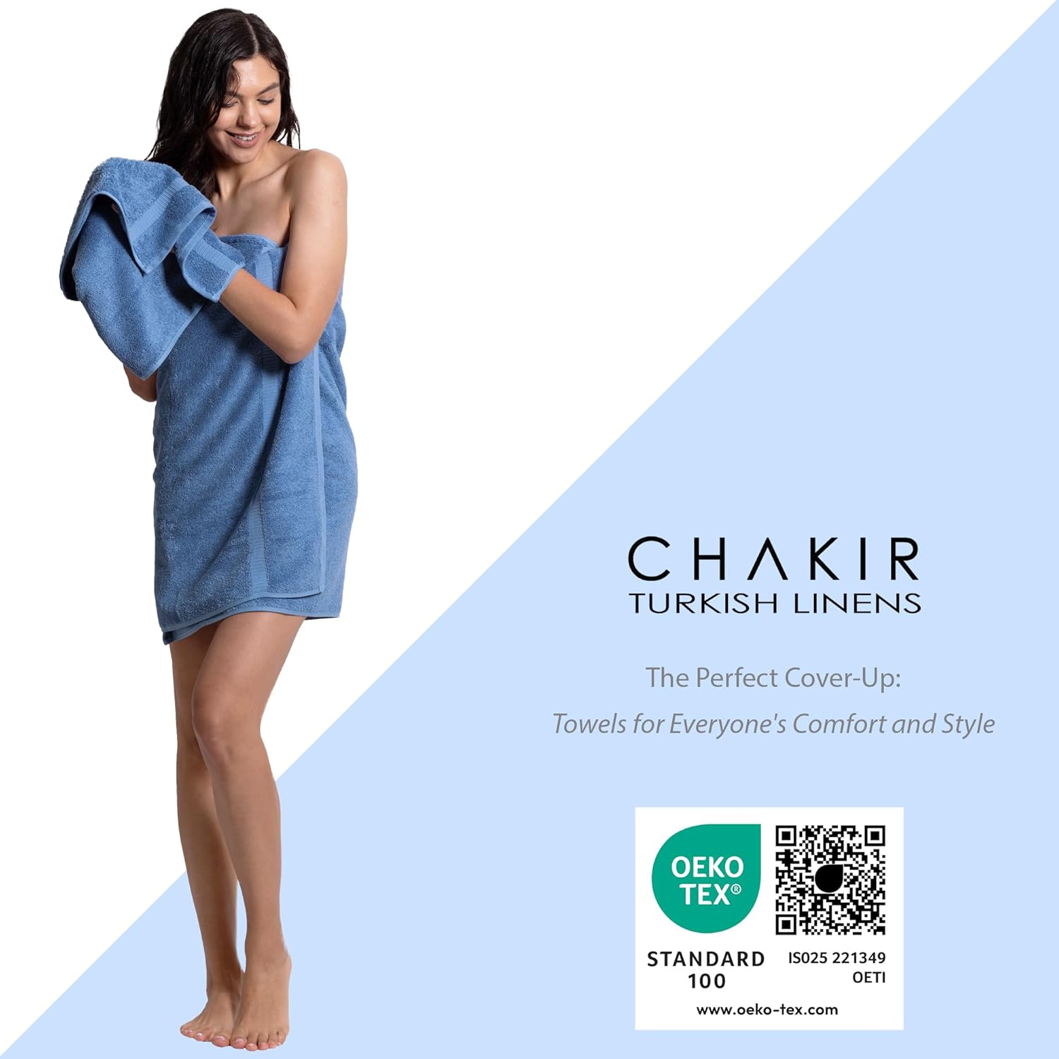 Chakir Luxury 6-Piece bath towel set