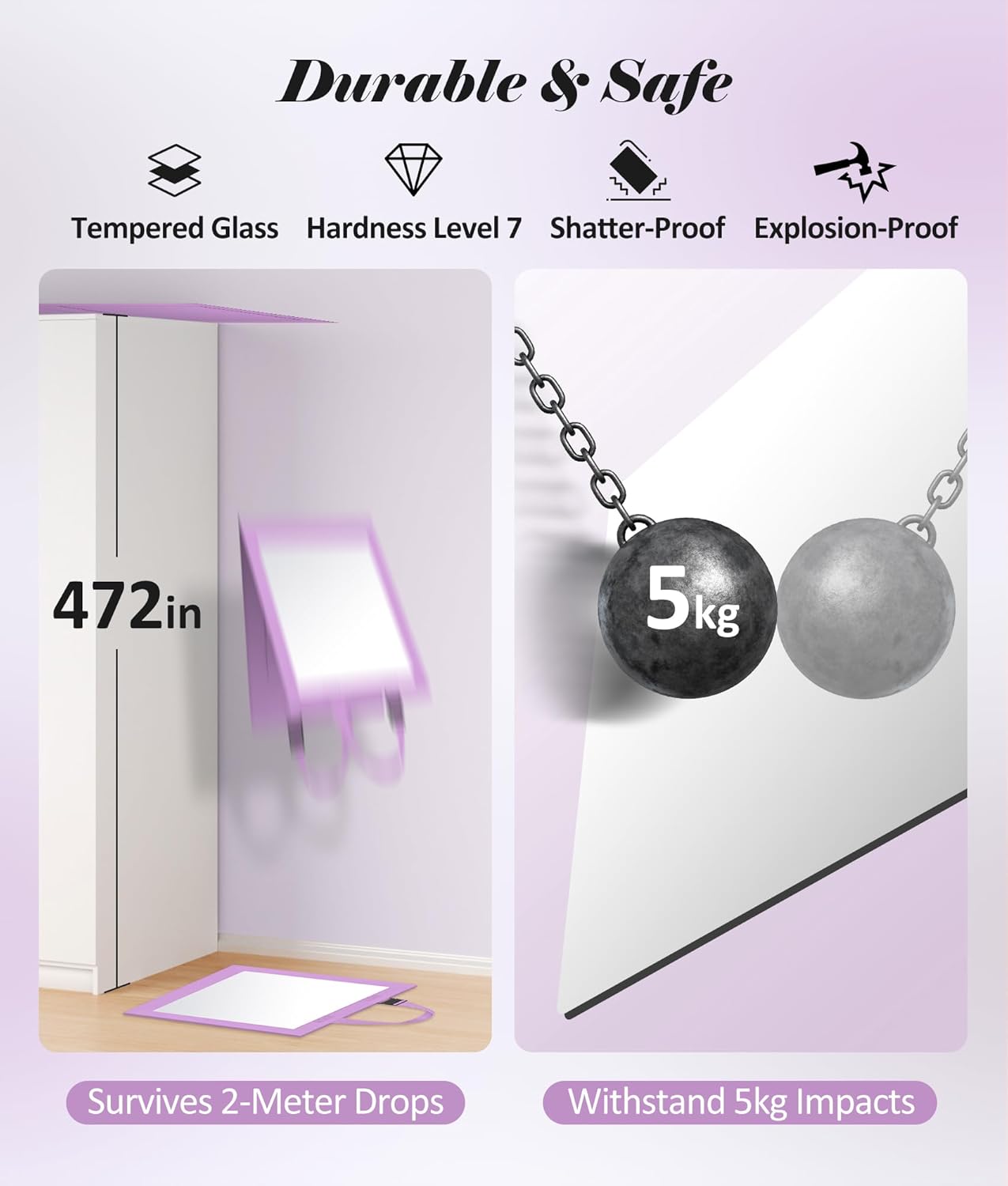 Detachable 10X Makeup Mirror for Dancers