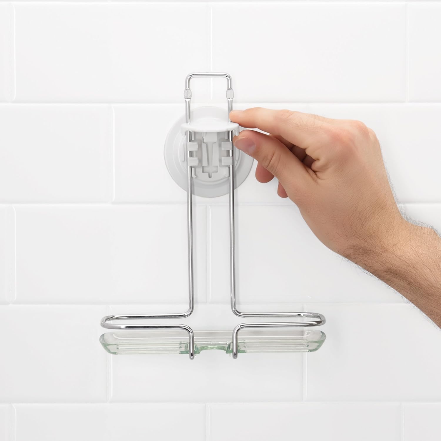 OXO Fogless Shower Mirror Chrome 68x25x10 Inch
