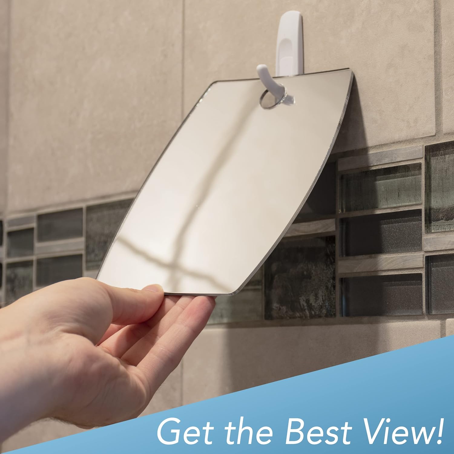 Curved Magnifying Mirror Shave Well Shave