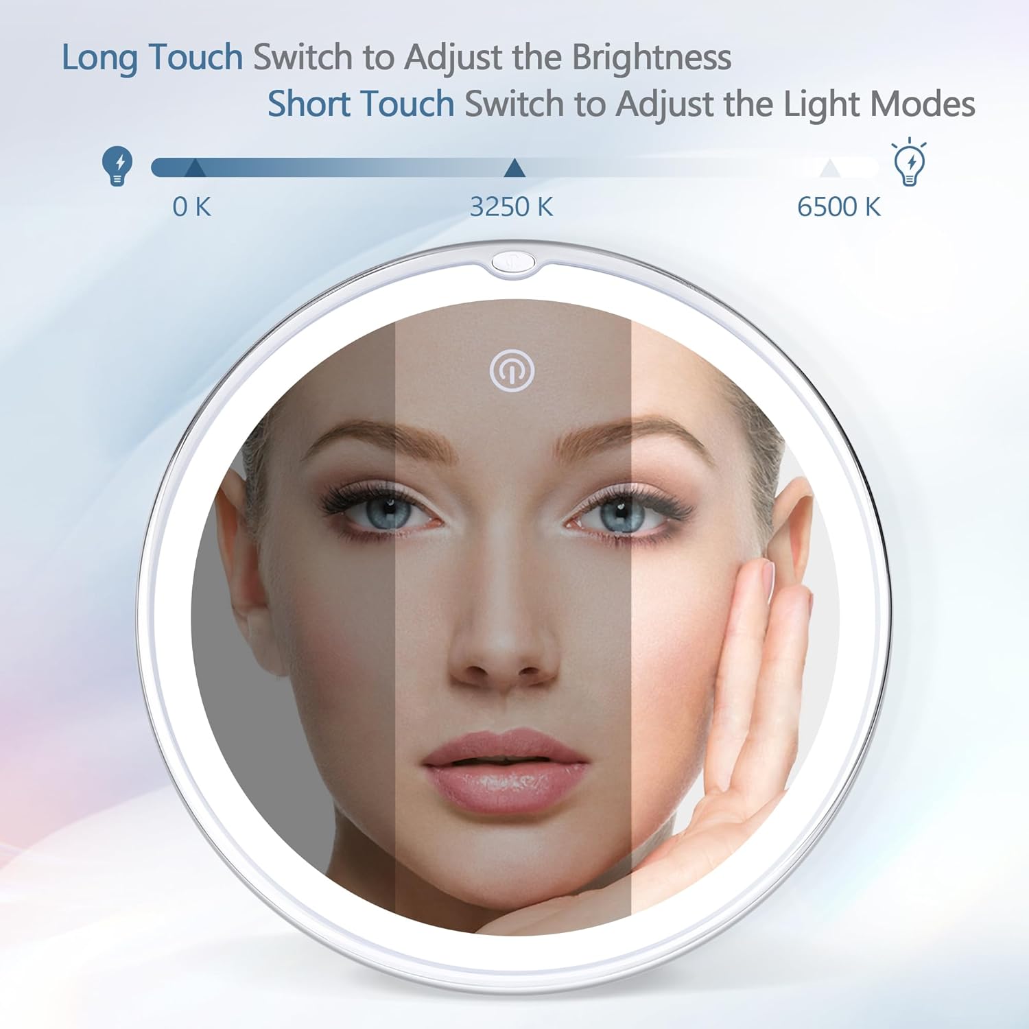 B Beauty Planet - 30X Magnifying Mirror with Light Precision Tool