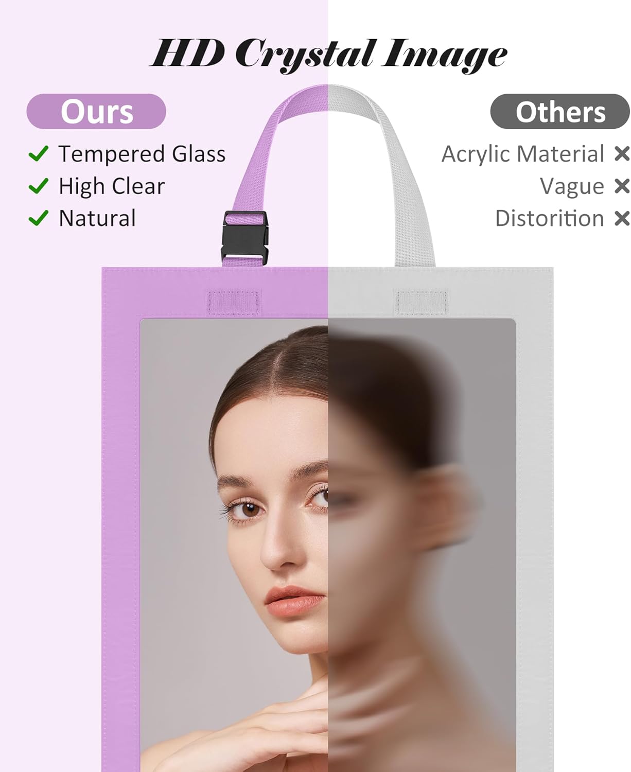 Detachable 10X Makeup Mirror for Dancers