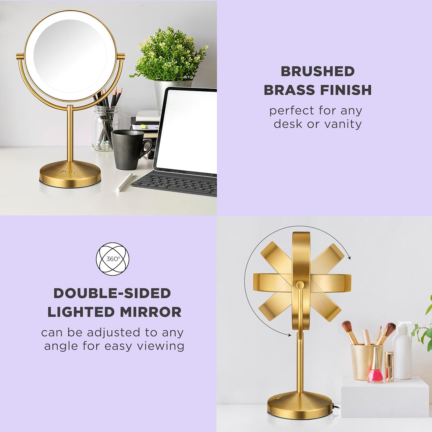 Vanity Mirror with LED Light