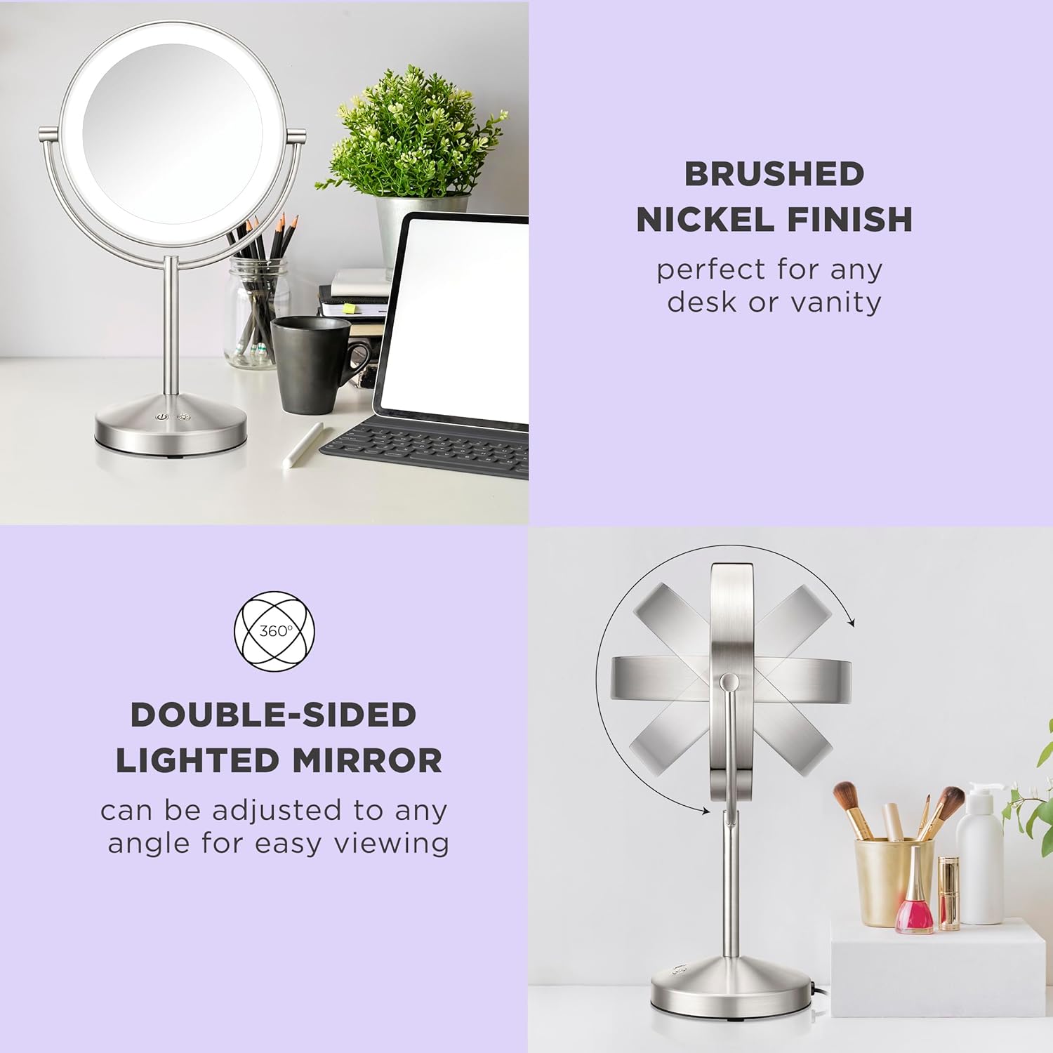 Conair Lighted Makeup Mirror LED Vanity Mirror