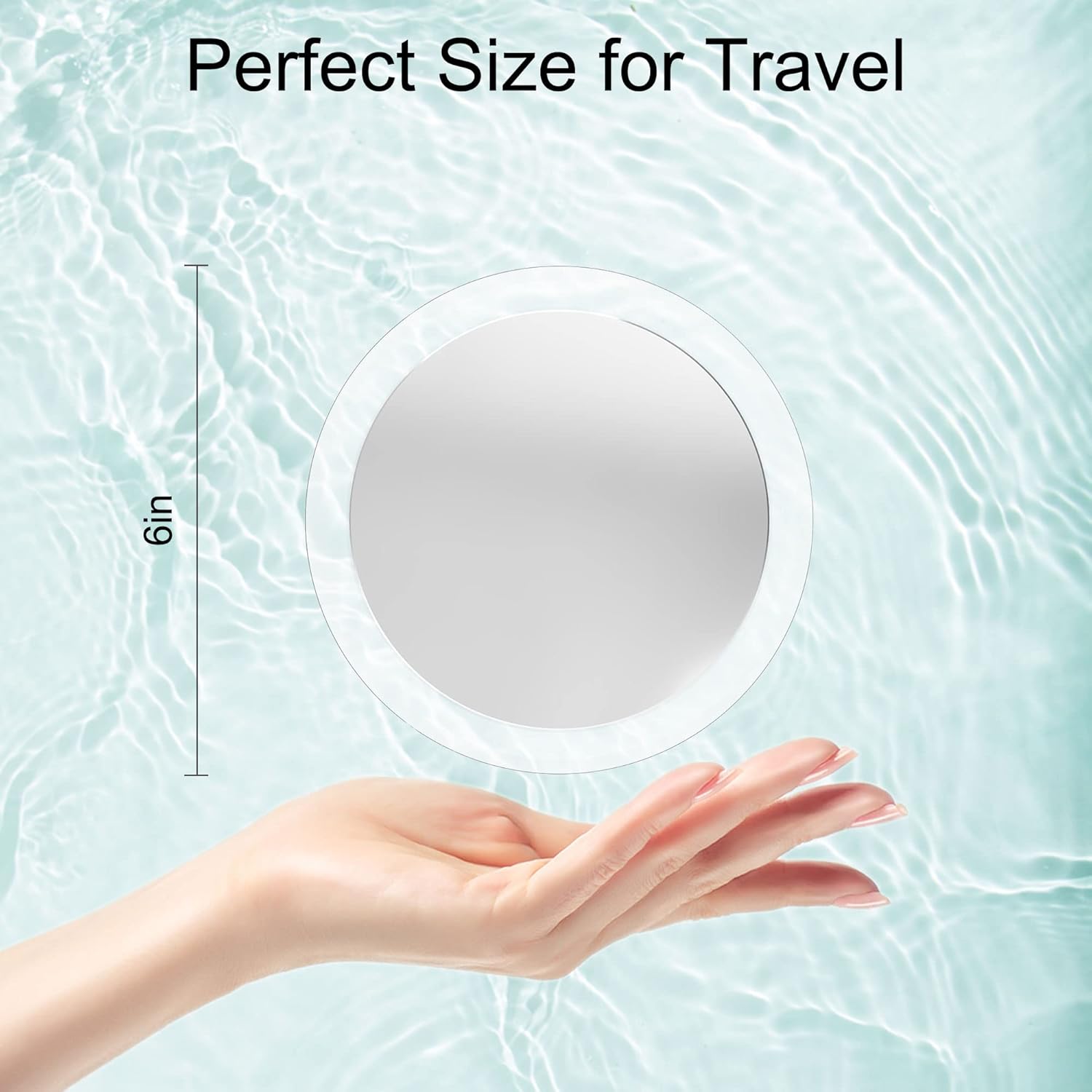 MIYADIVA 30X Magnifying Mirror with Suction Cup